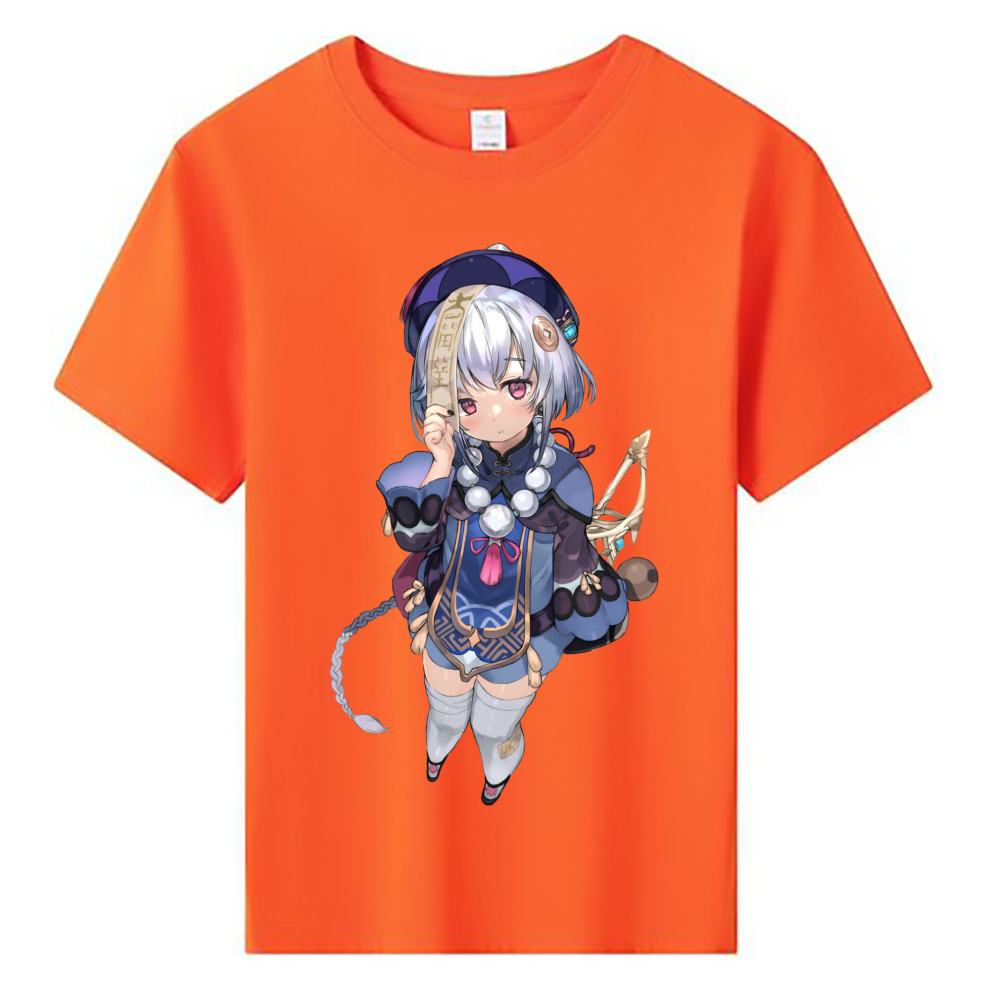 げんし神 七七 なな  genshin Nana 綿100％キッズTシャツ（フロントプリント）
