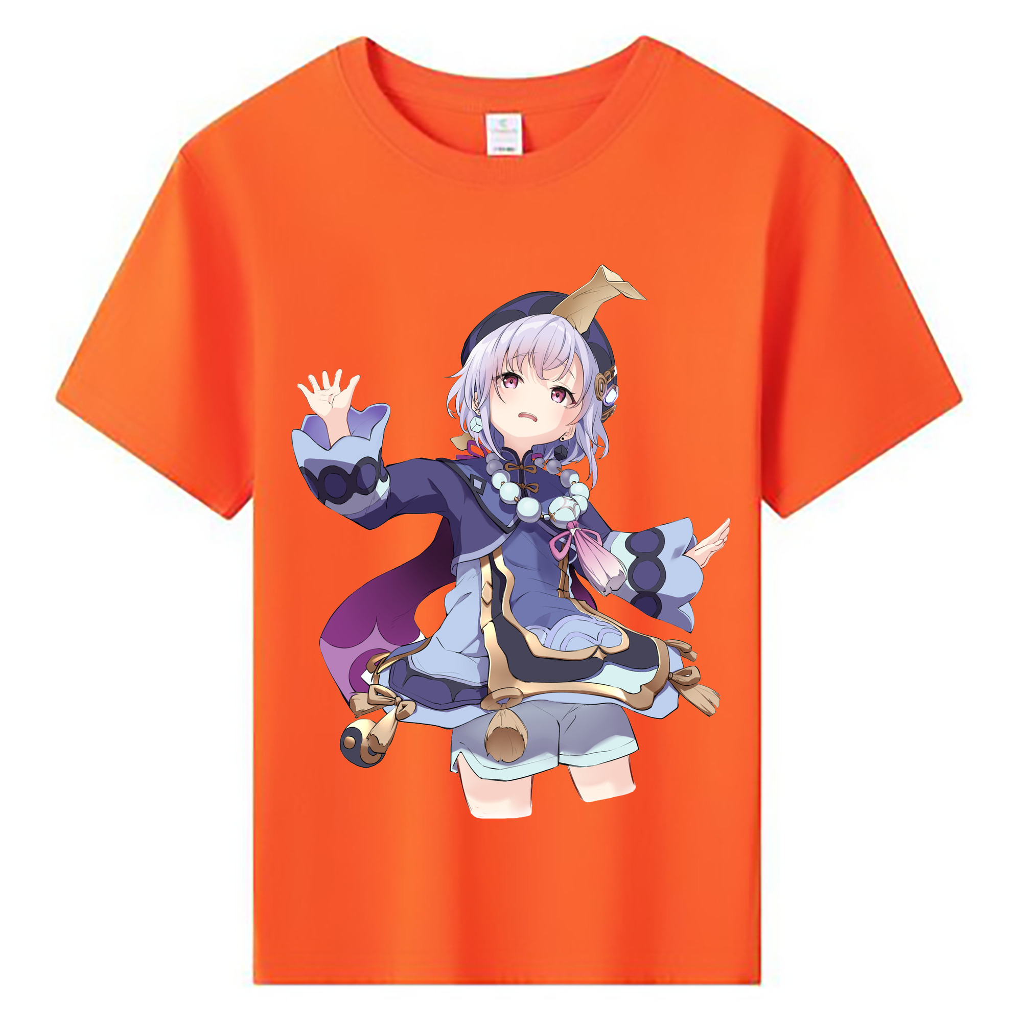 げんし神 七七 なな  genshin Nana 綿100％キッズTシャツ（フロントプリント）