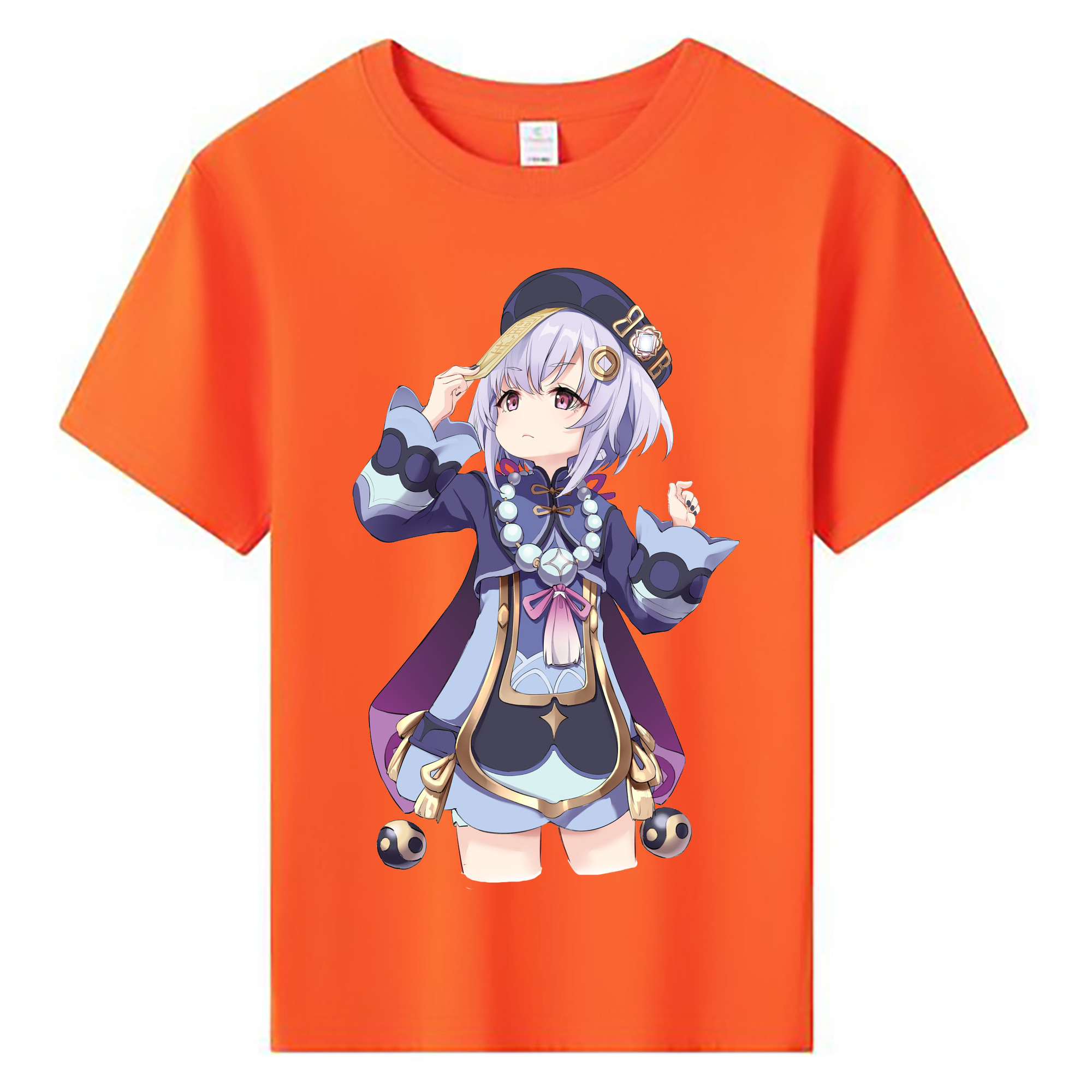 げんし神 七七 なな  genshin Nana 綿100％キッズTシャツ（フロントプリント）