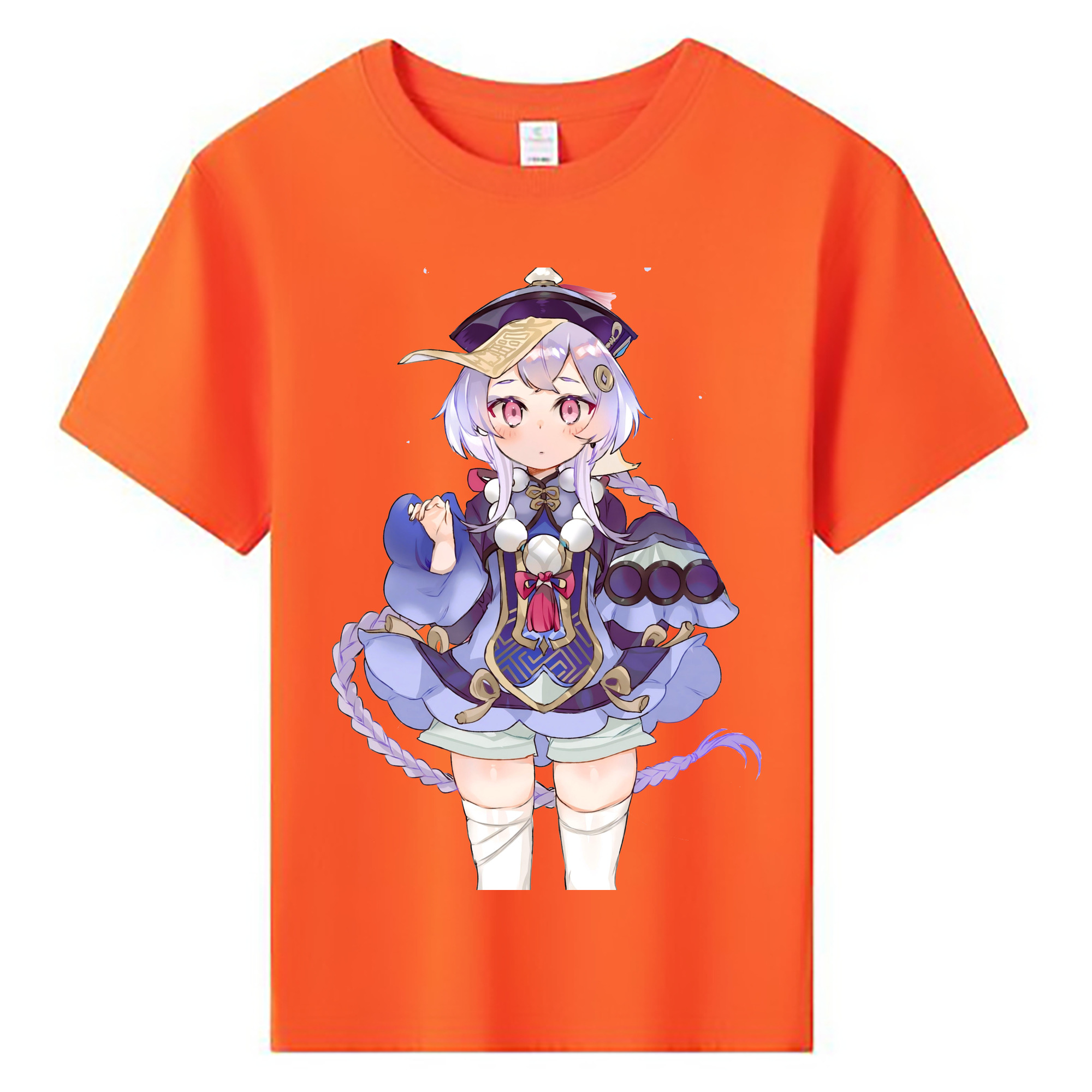 げんし神 七七 なな  genshin Nana 綿100％キッズTシャツ（フロントプリント）