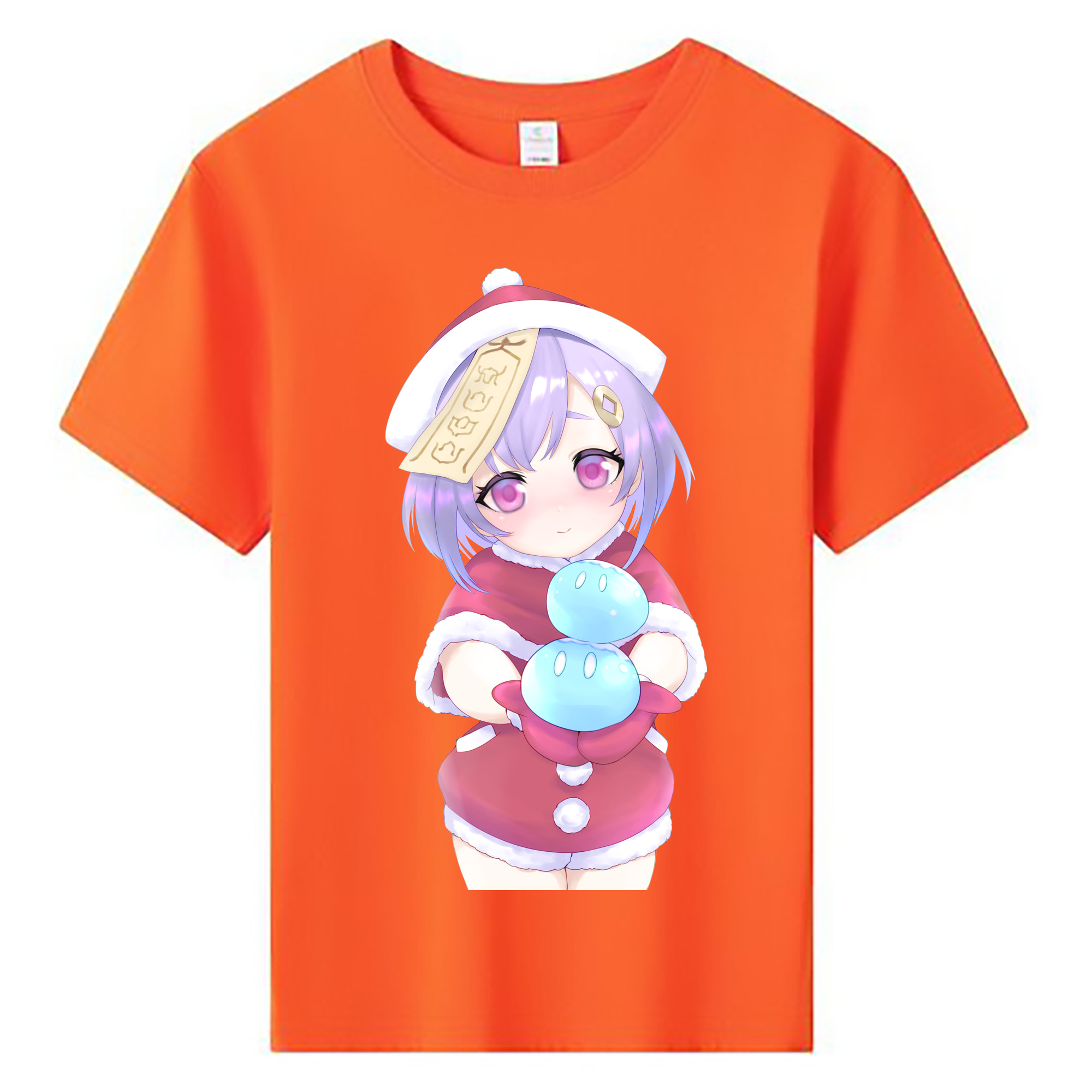 げんし神 七七 なな  genshin Nana 綿100％キッズTシャツ（フロントプリント）