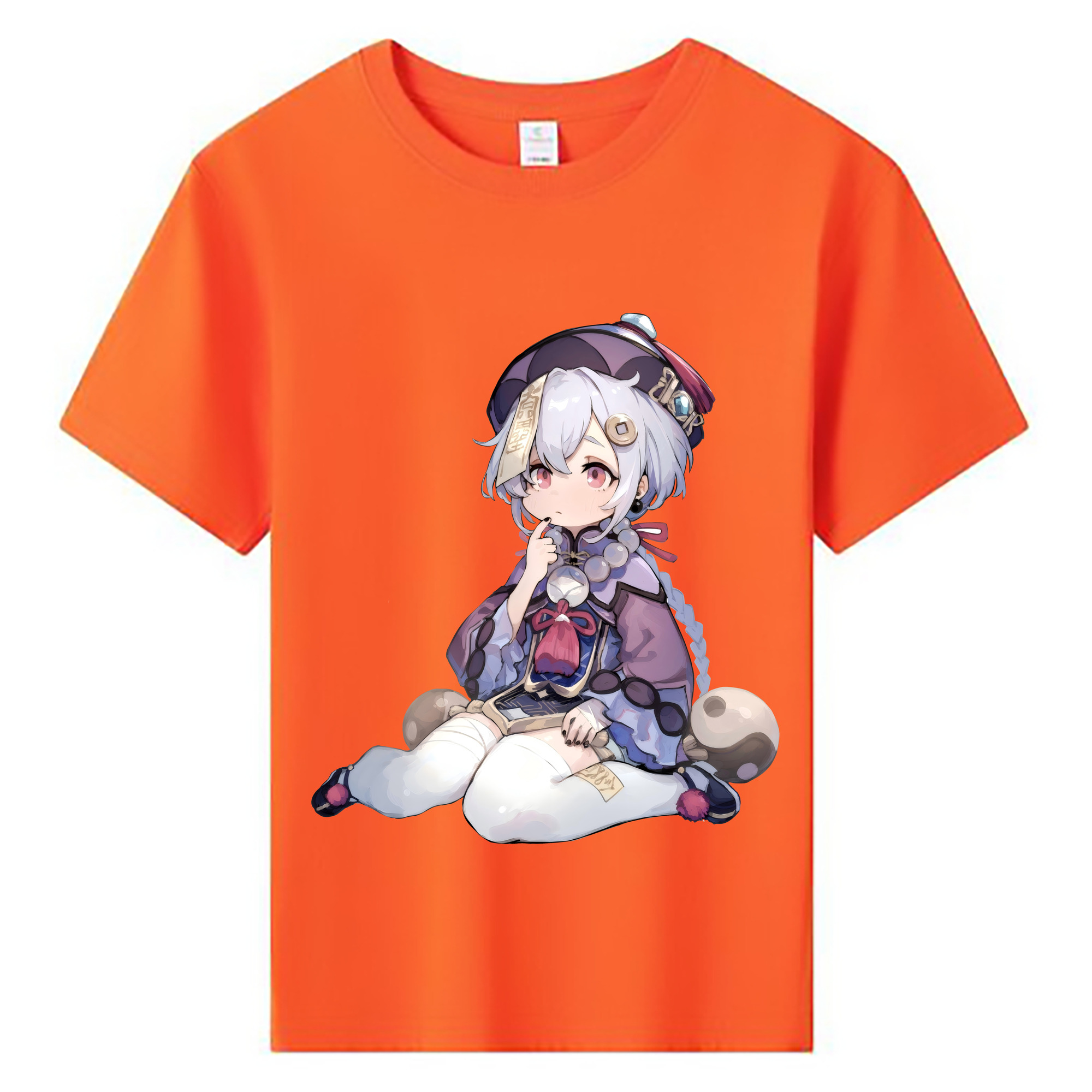 げんし神 七七 なな  genshin Nana 綿100％キッズTシャツ（フロントプリント）