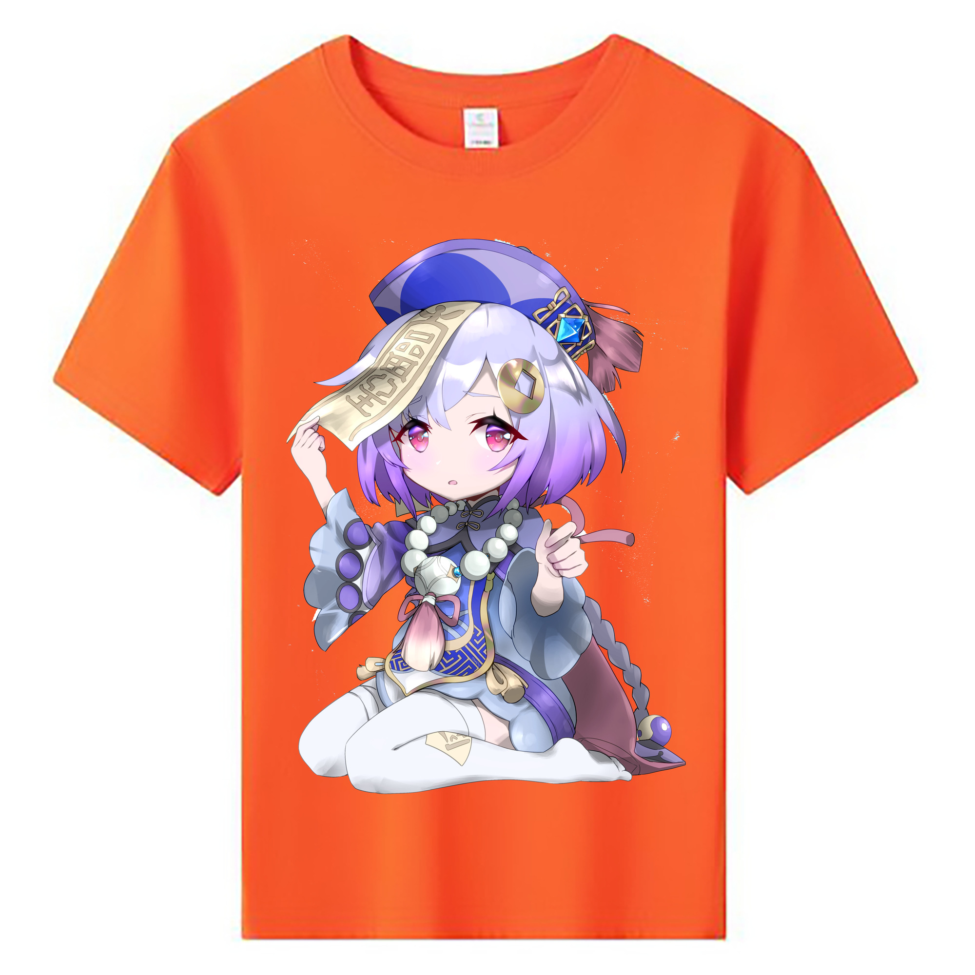 げんし神 七七 なな  genshin Nana 綿100％キッズTシャツ（フロントプリント）