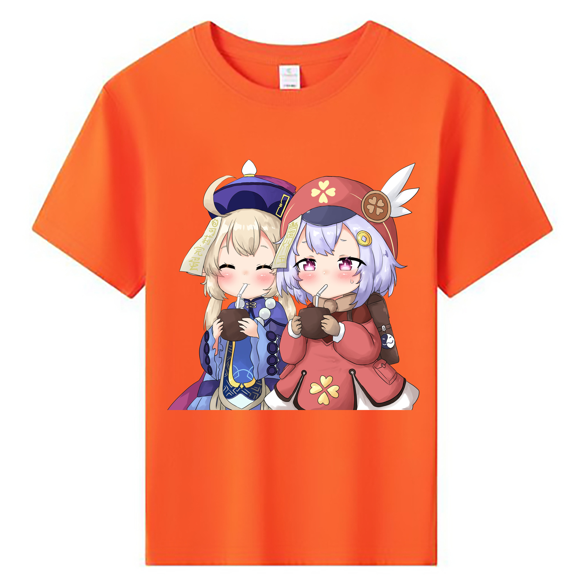 げんし神 七七 なな  genshin Nana 綿100％キッズTシャツ（フロントプリント）