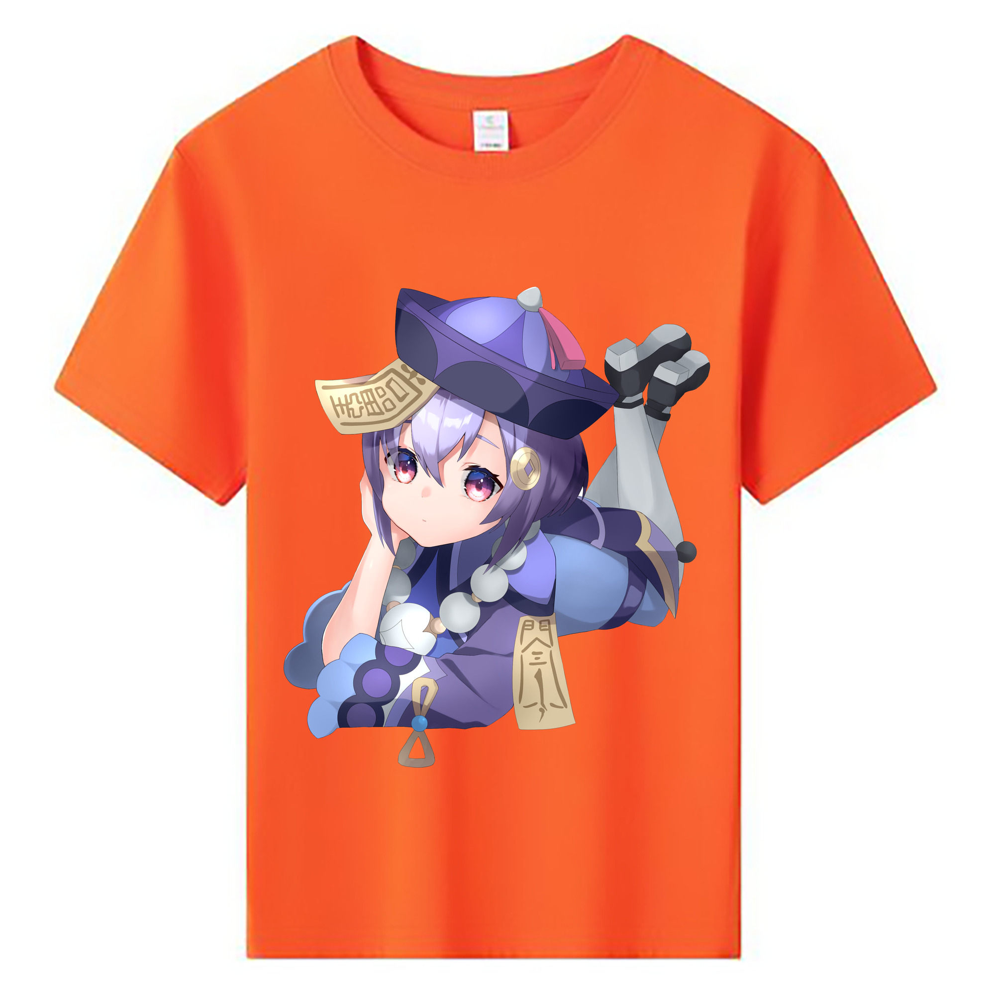 げんし神 七七 なな  genshin Nana 綿100％キッズTシャツ（フロントプリント）