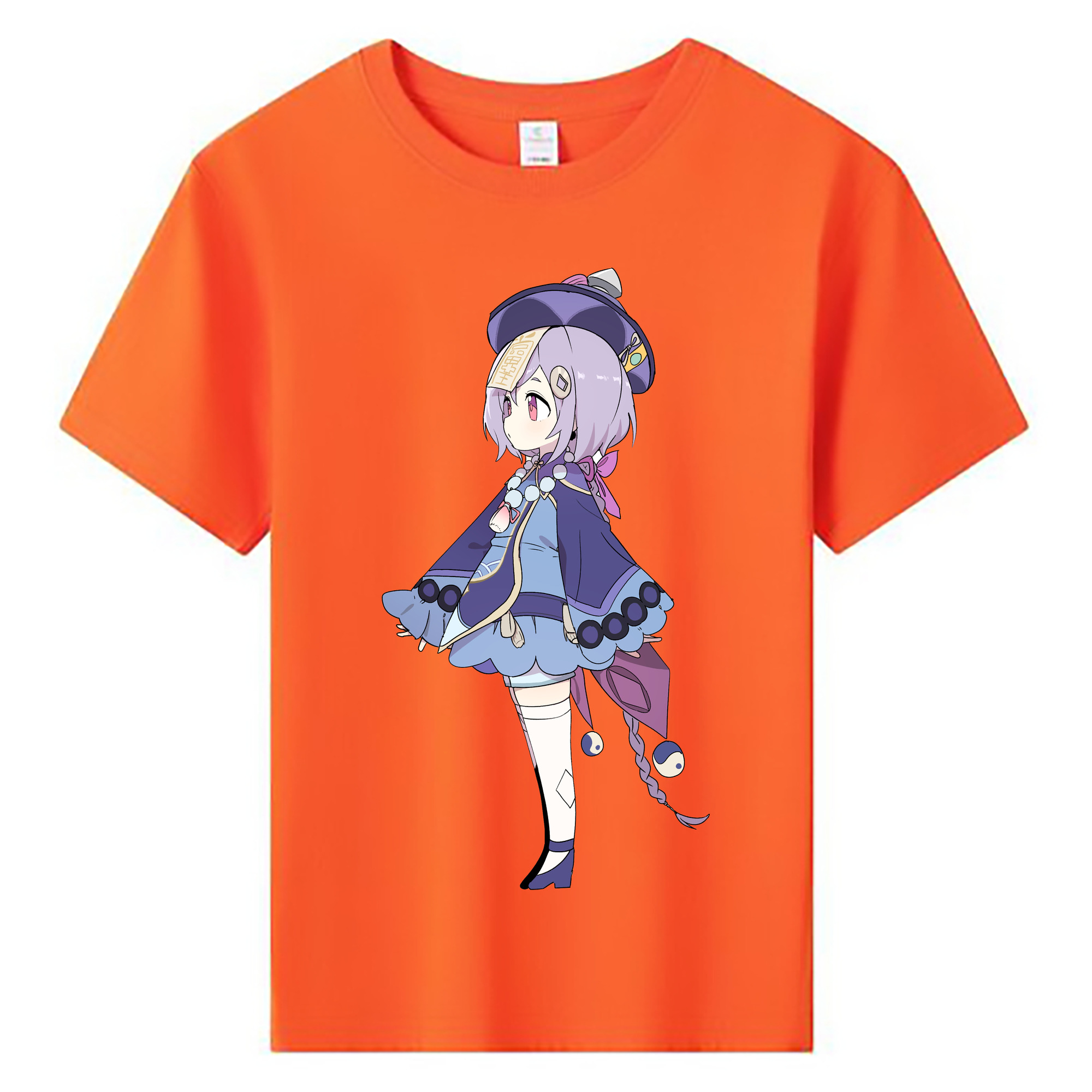 げんし神 七七 なな  genshin Nana 綿100％キッズTシャツ（フロントプリント）