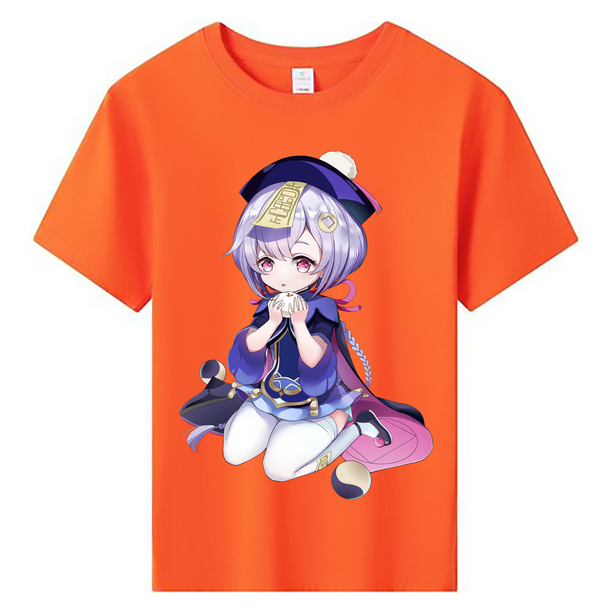 げんし神 七七 なな  genshin Nana 綿100％キッズTシャツ（フロントプリント）