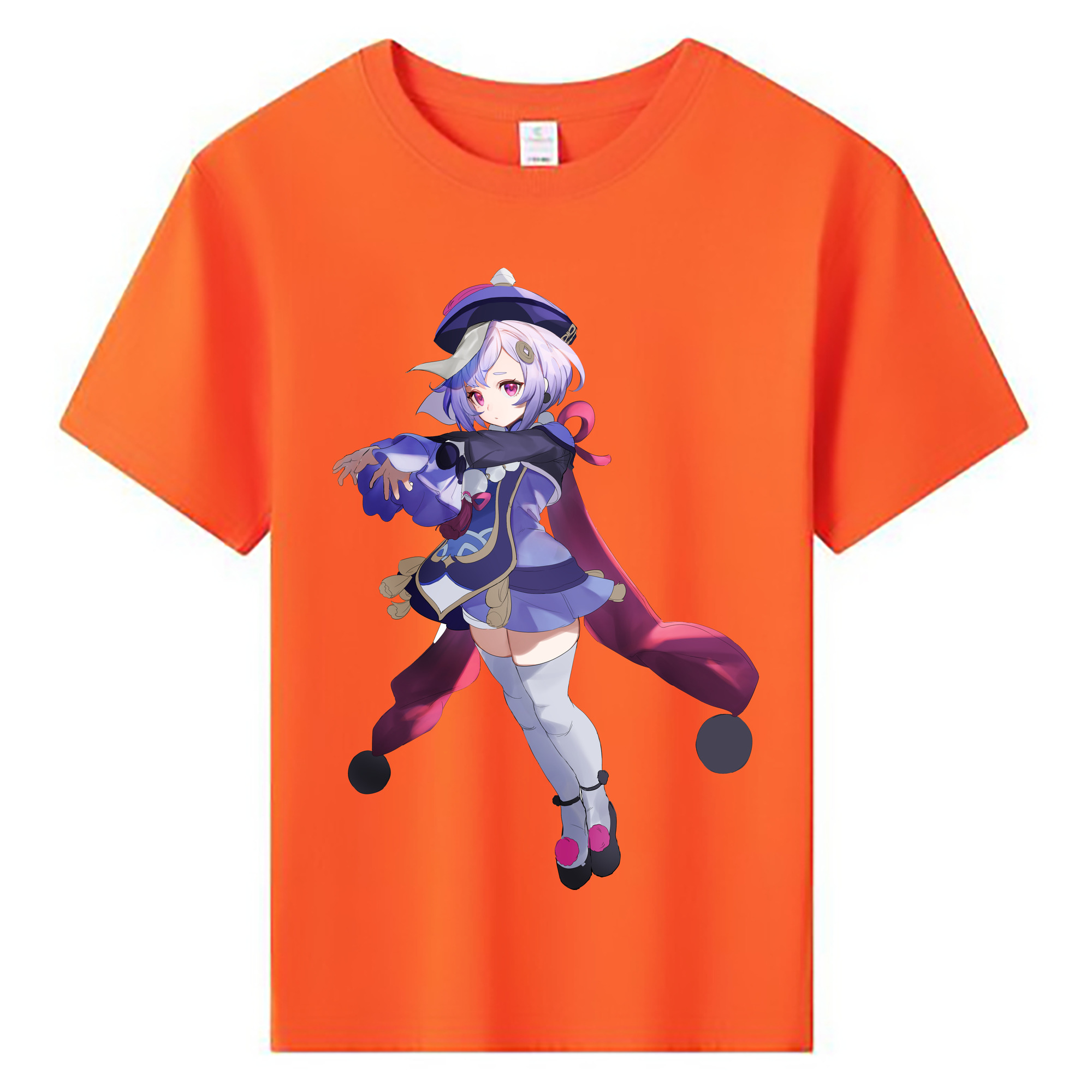 げんし神 七七 なな  genshin Nana 綿100％キッズTシャツ（フロントプリント）
