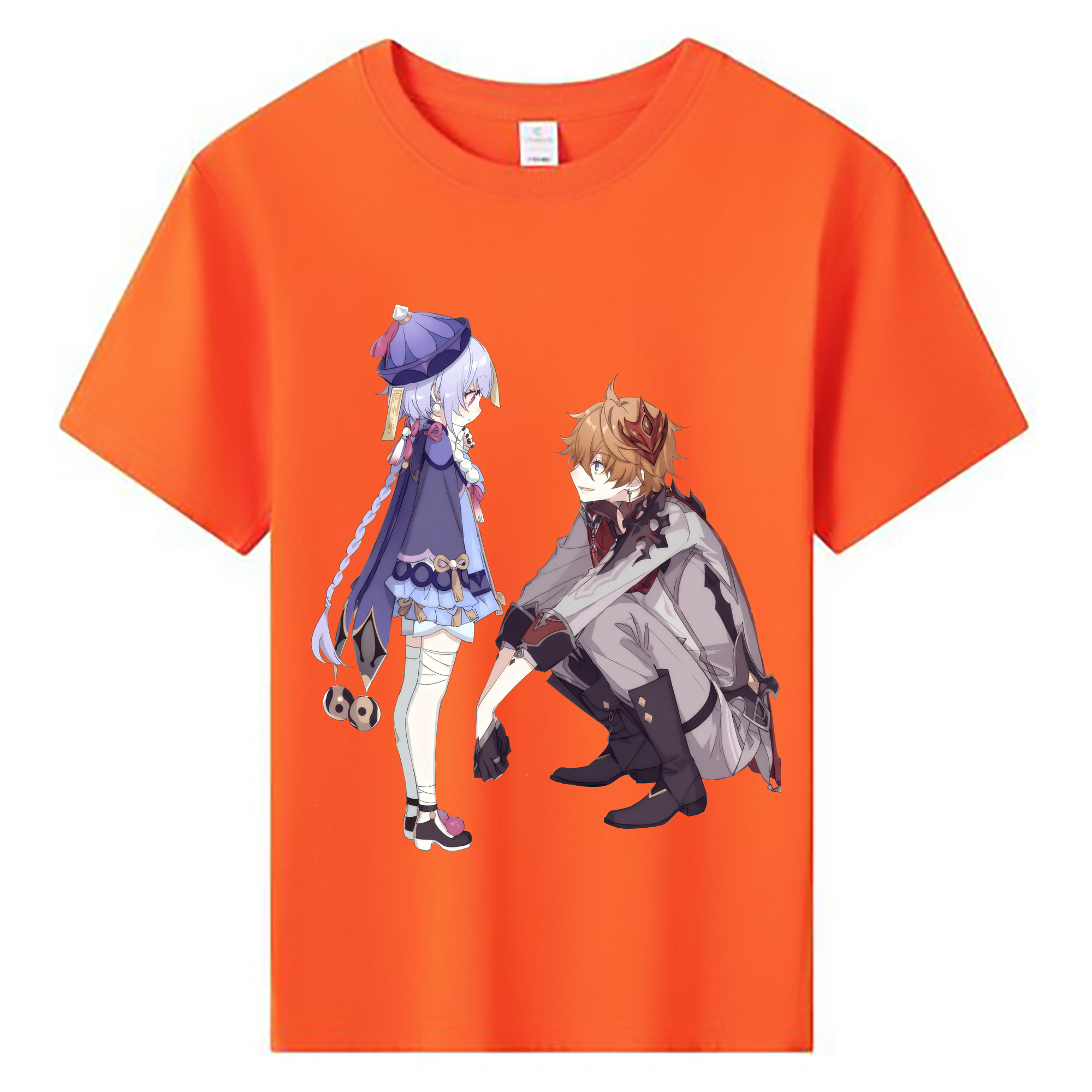 げんし神 七七 なな  genshin Nana 綿100％キッズTシャツ（フロントプリント）