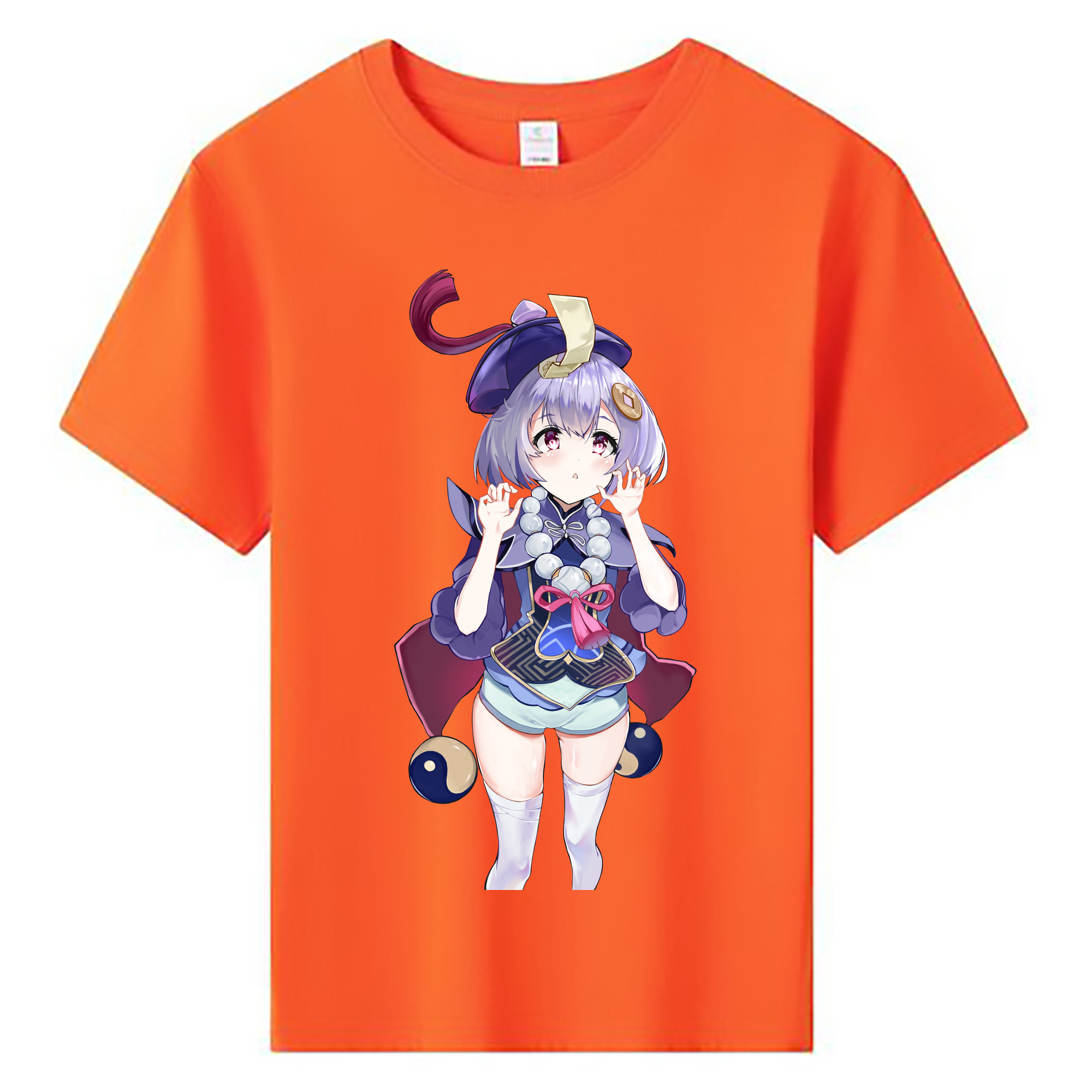げんし神 七七 なな  genshin Nana 綿100％キッズTシャツ（フロントプリント）