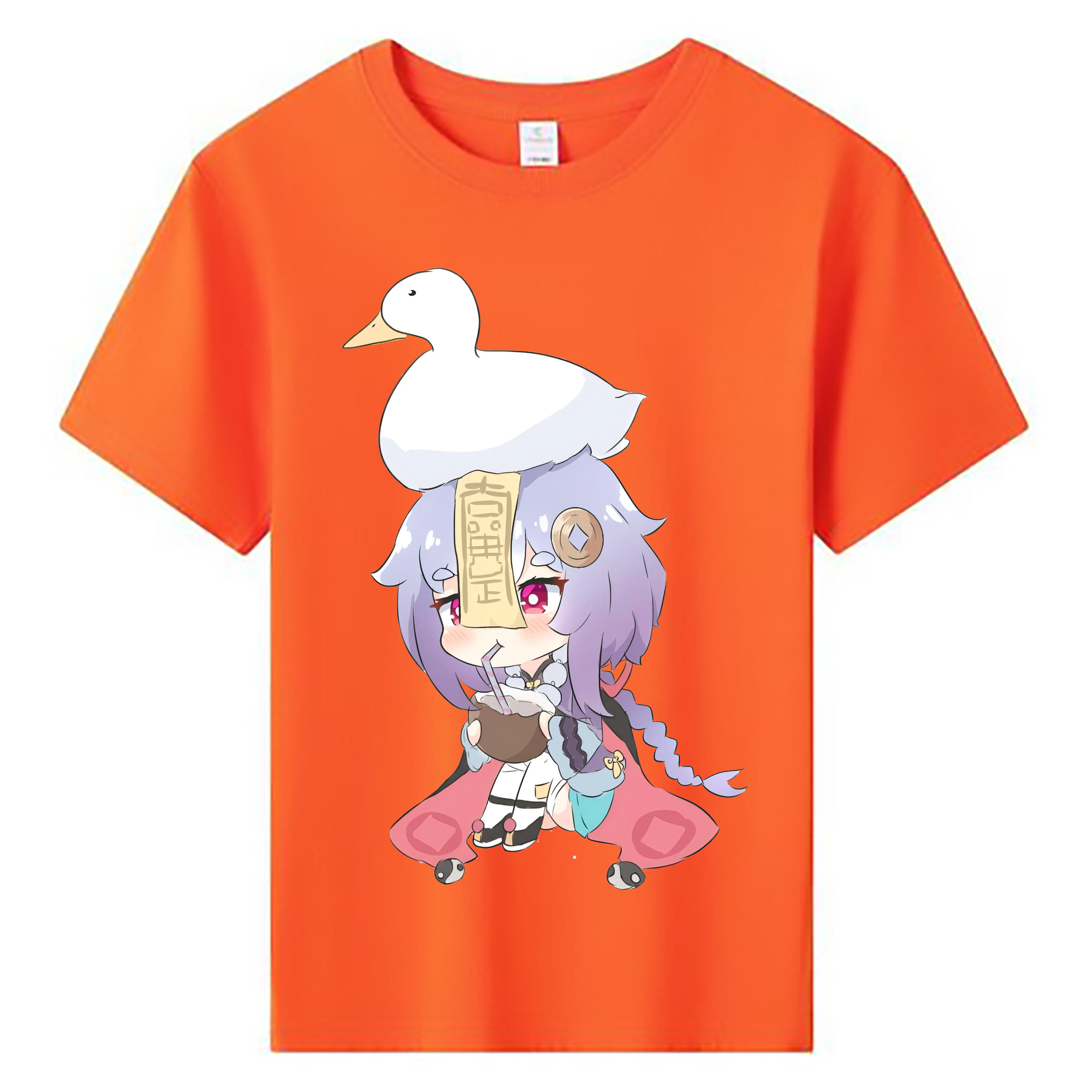 げんし神 七七 なな  genshin Nana 綿100％キッズTシャツ（フロントプリント）