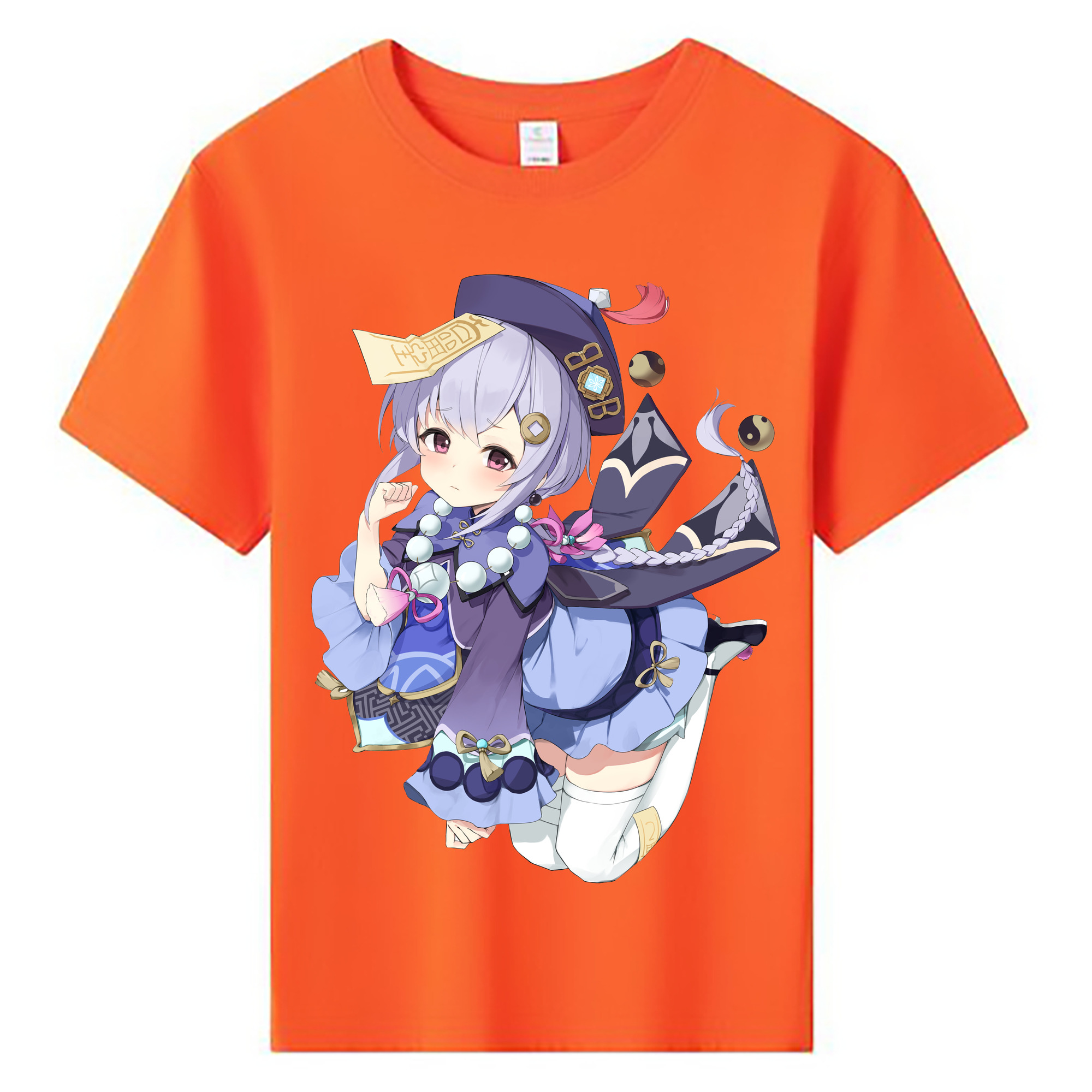 げんし神 七七 なな  genshin Nana 綿100％キッズTシャツ（フロントプリント）