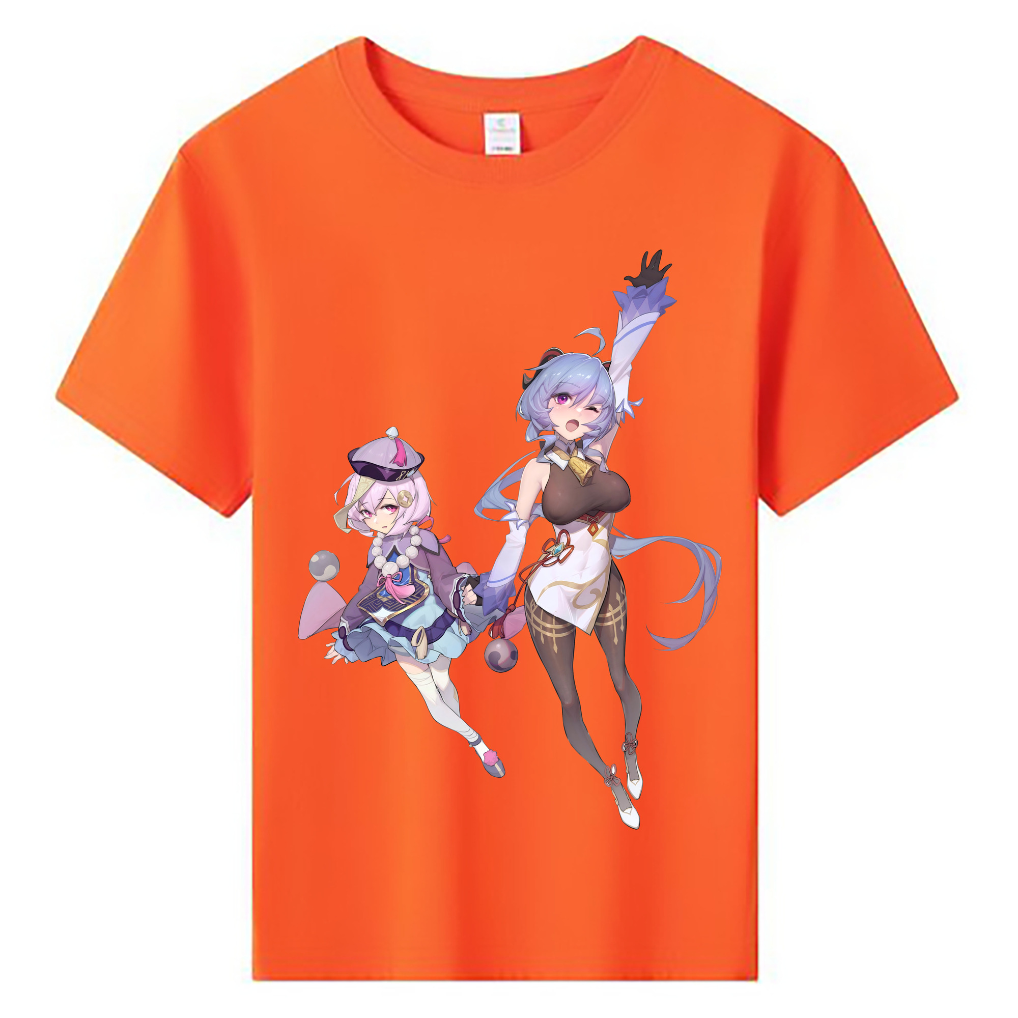 げんし神 七七 なな  genshin Nana 綿100％キッズTシャツ（フロントプリント）