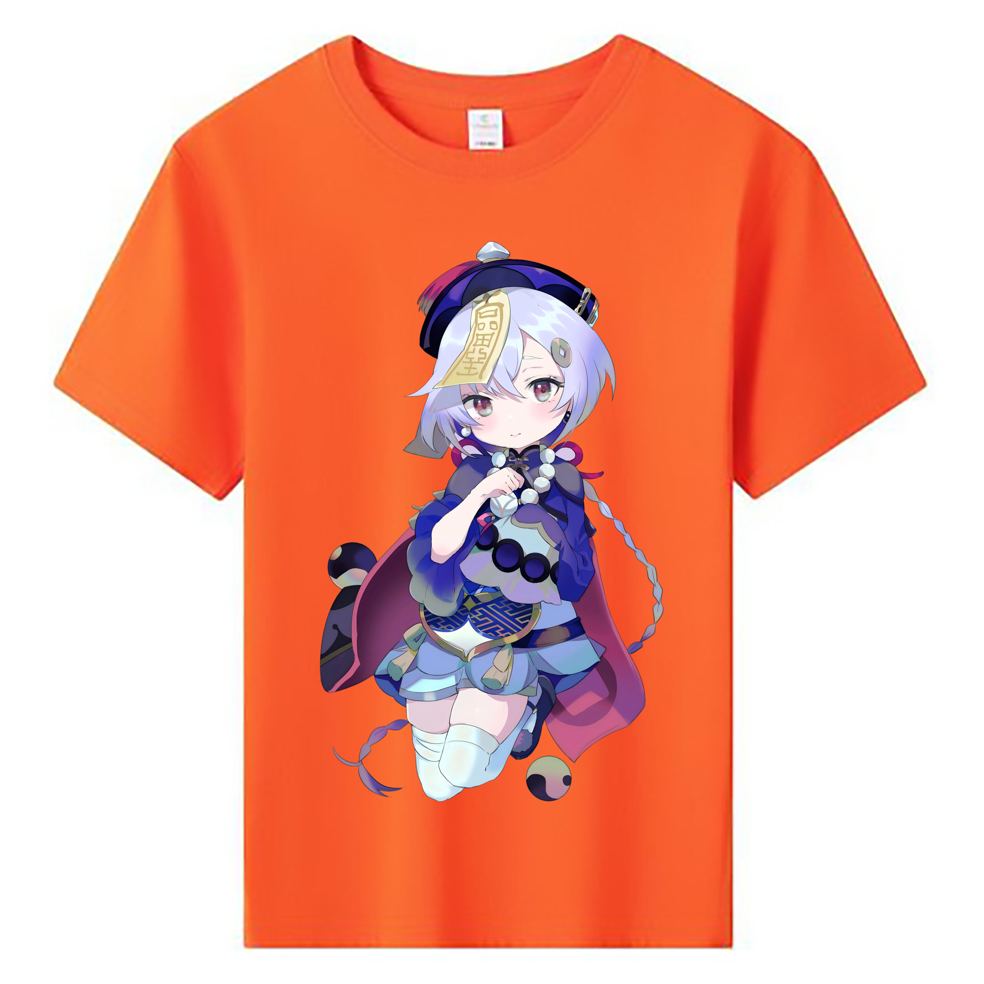 げんし神 七七 なな  genshin Nana 綿100％キッズTシャツ（フロントプリント）