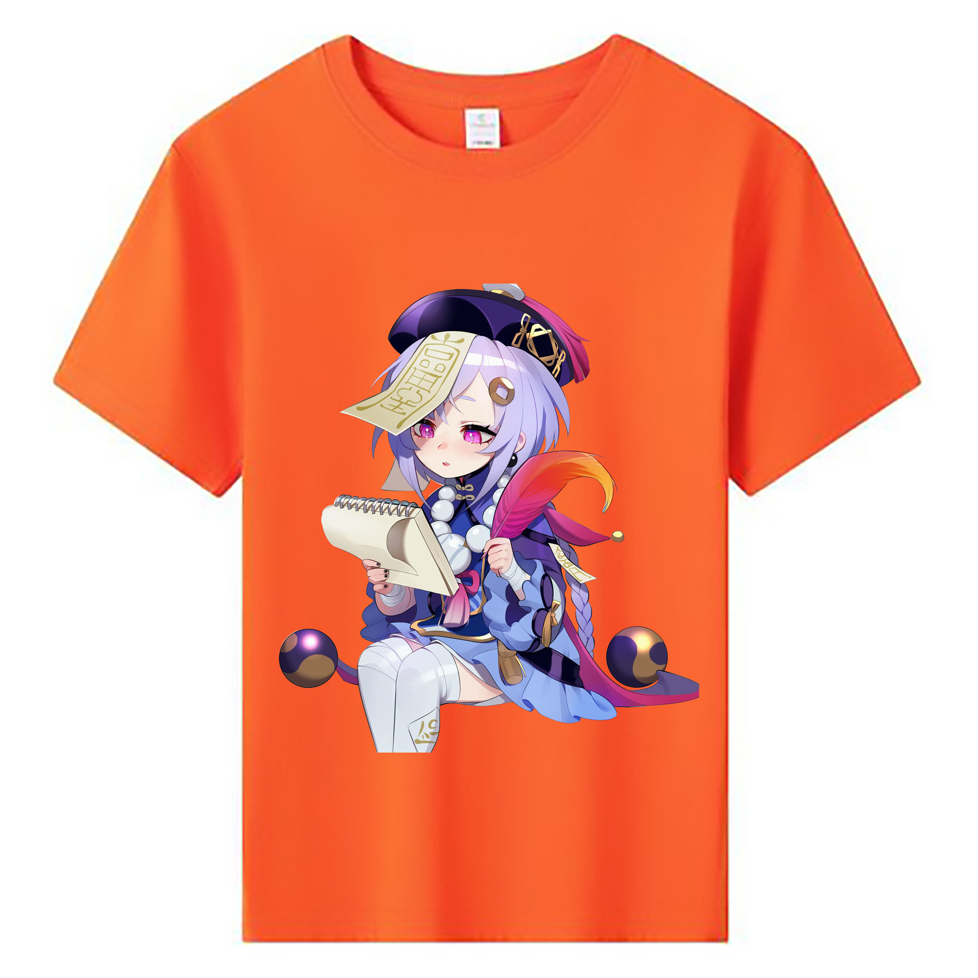 げんし神 七七 なな  genshin Nana 綿100％キッズTシャツ（フロントプリント）