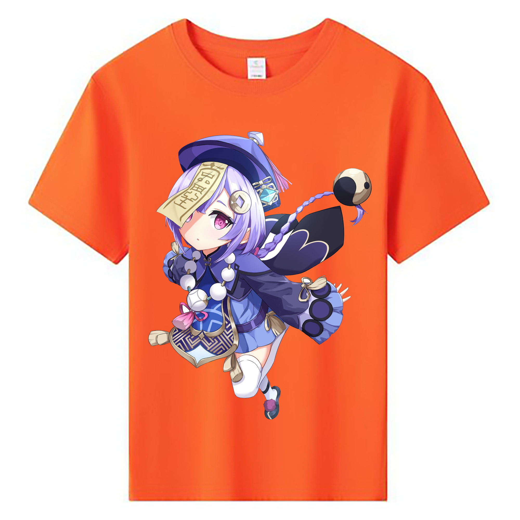げんし神 七七 なな  genshin Nana 綿100％キッズTシャツ（フロントプリント）