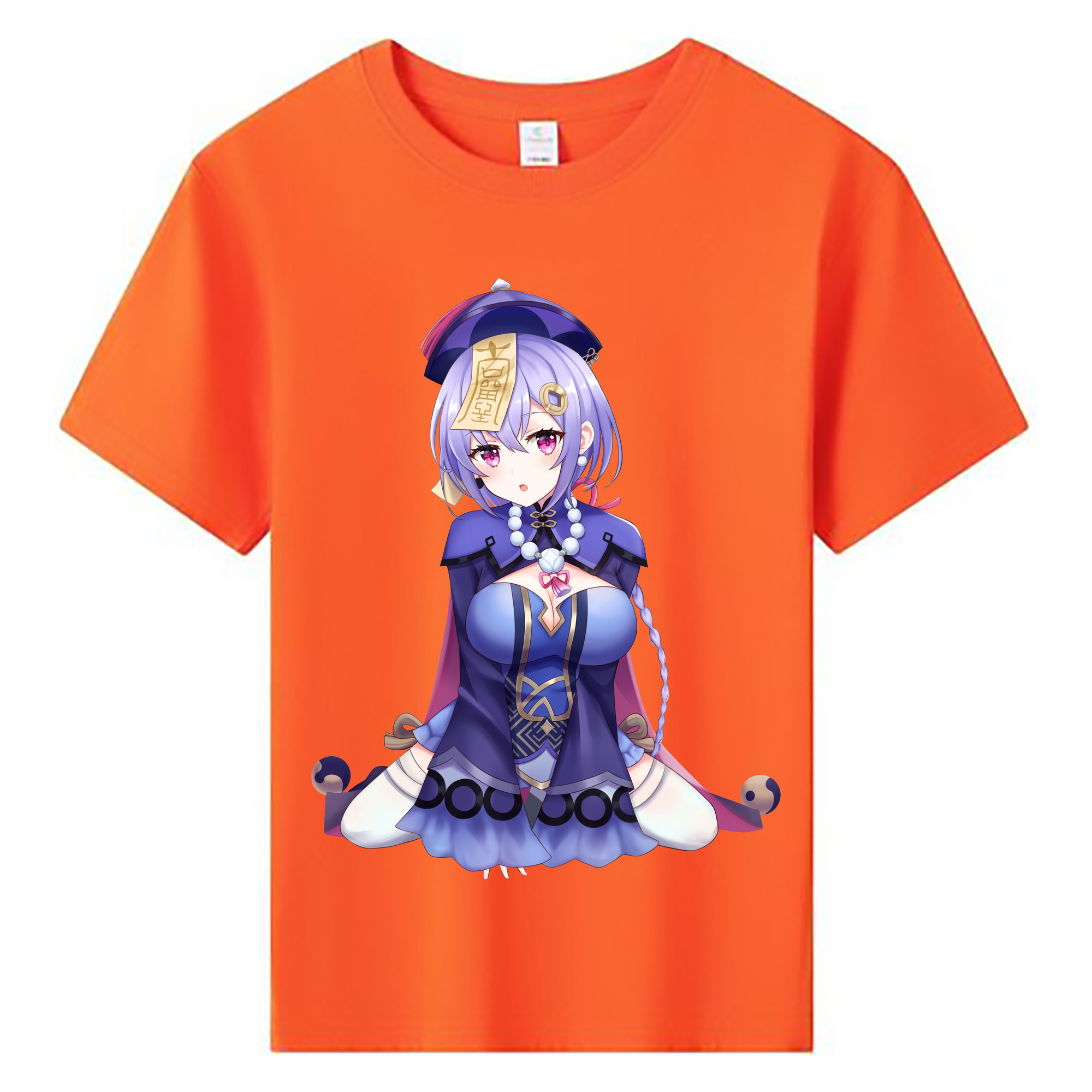 げんし神 七七 なな  genshin Nana 綿100％キッズTシャツ（フロントプリント）