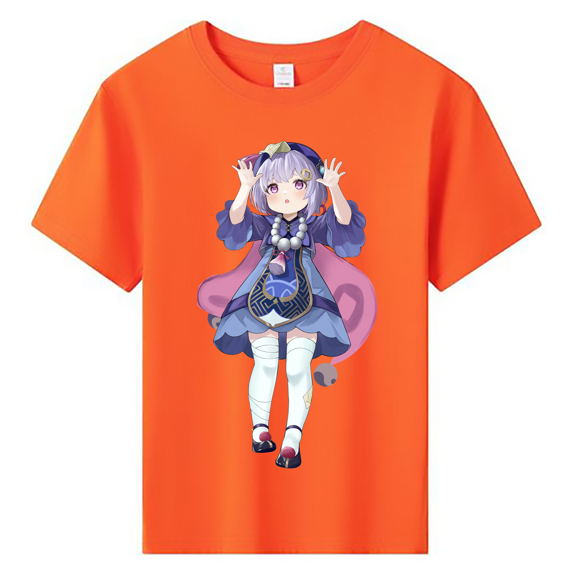 げんし神 七七 なな  genshin Nana 綿100％キッズTシャツ（フロントプリント）