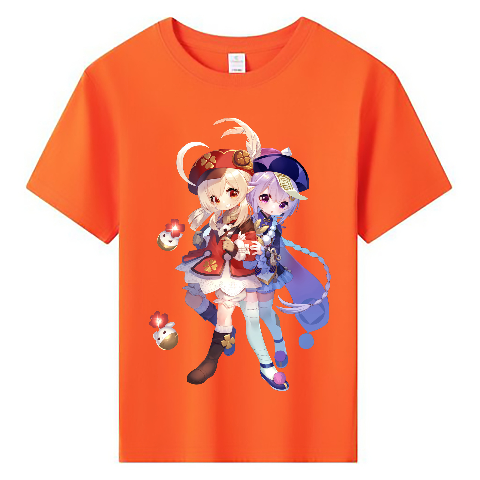 げんし神 七七 なな  genshin Nana 綿100％キッズTシャツ（フロントプリント）