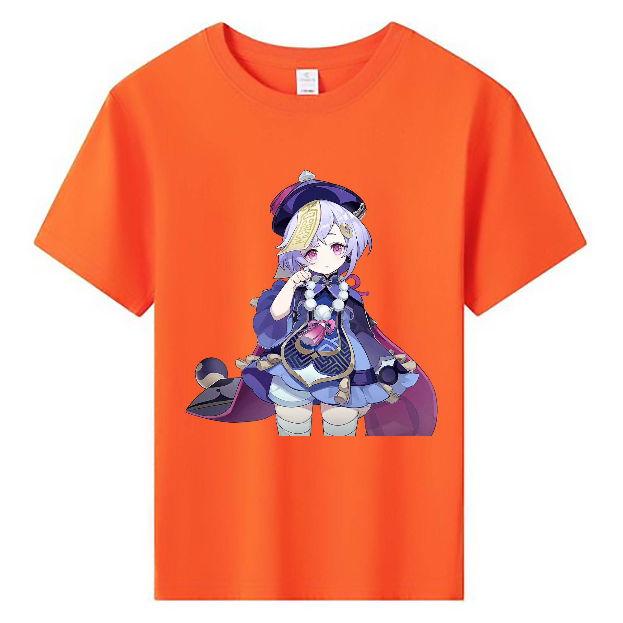 げんし神 七七 なな  genshin Nana 綿100％キッズTシャツ（フロントプリント）