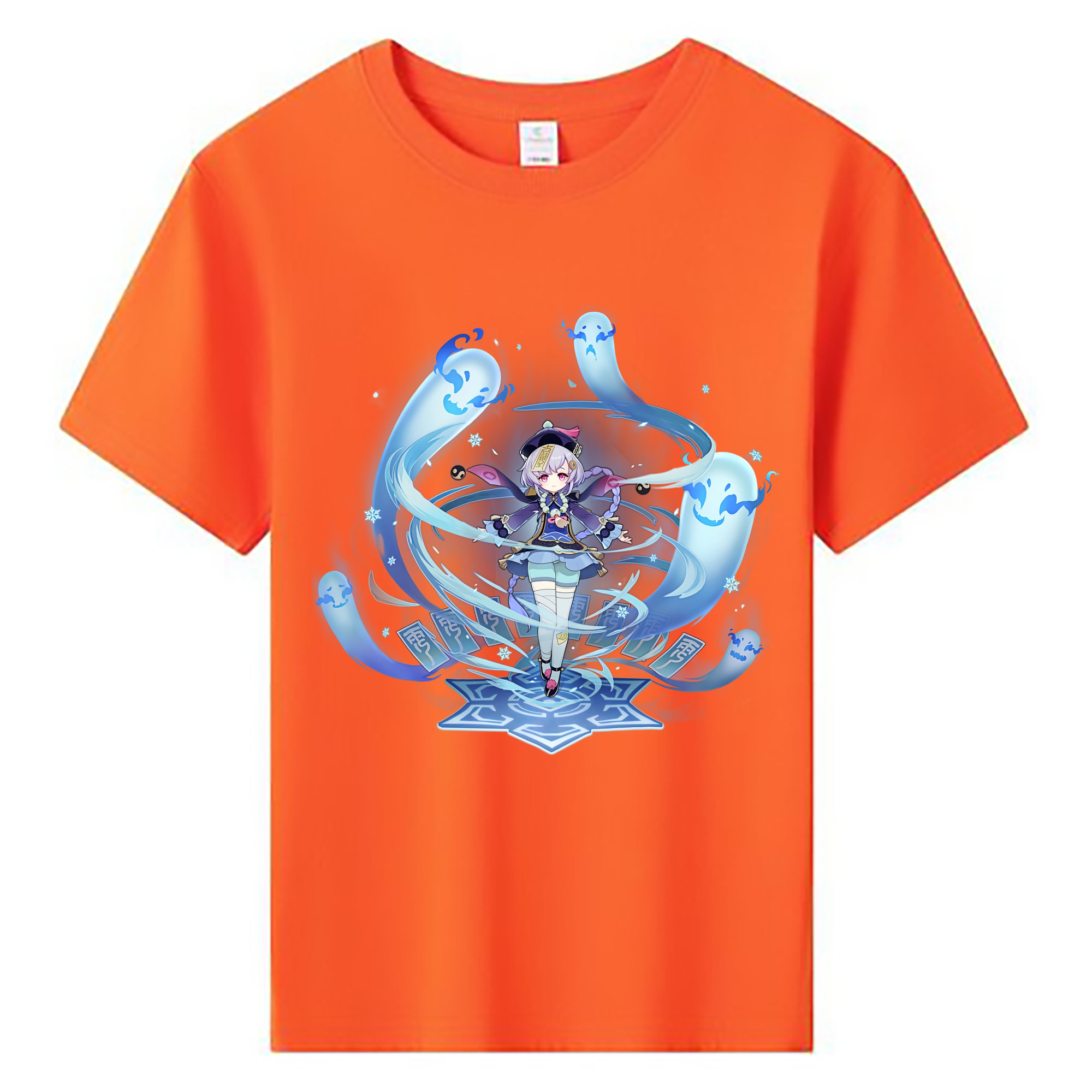 げんし神 七七 なな  genshin Nana 綿100％キッズTシャツ（フロントプリント）