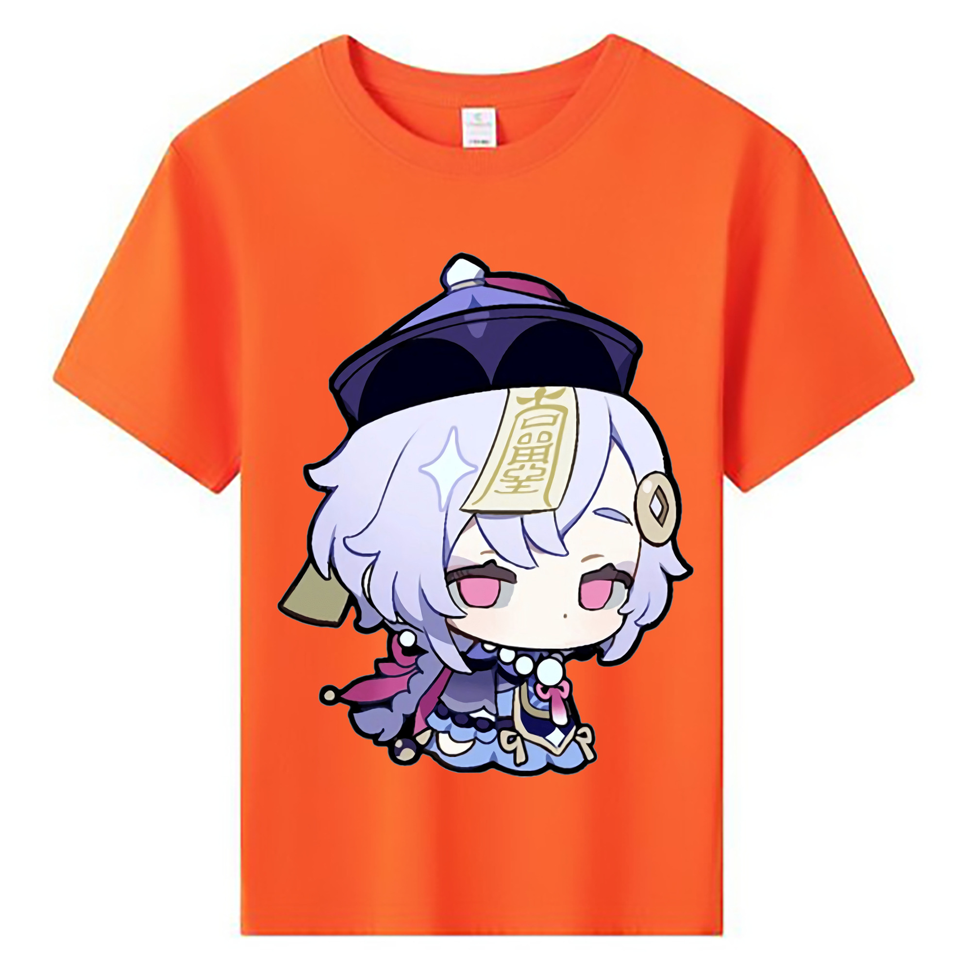 げんし神 七七 なな  genshin Nana 綿100％キッズTシャツ（フロントプリント）