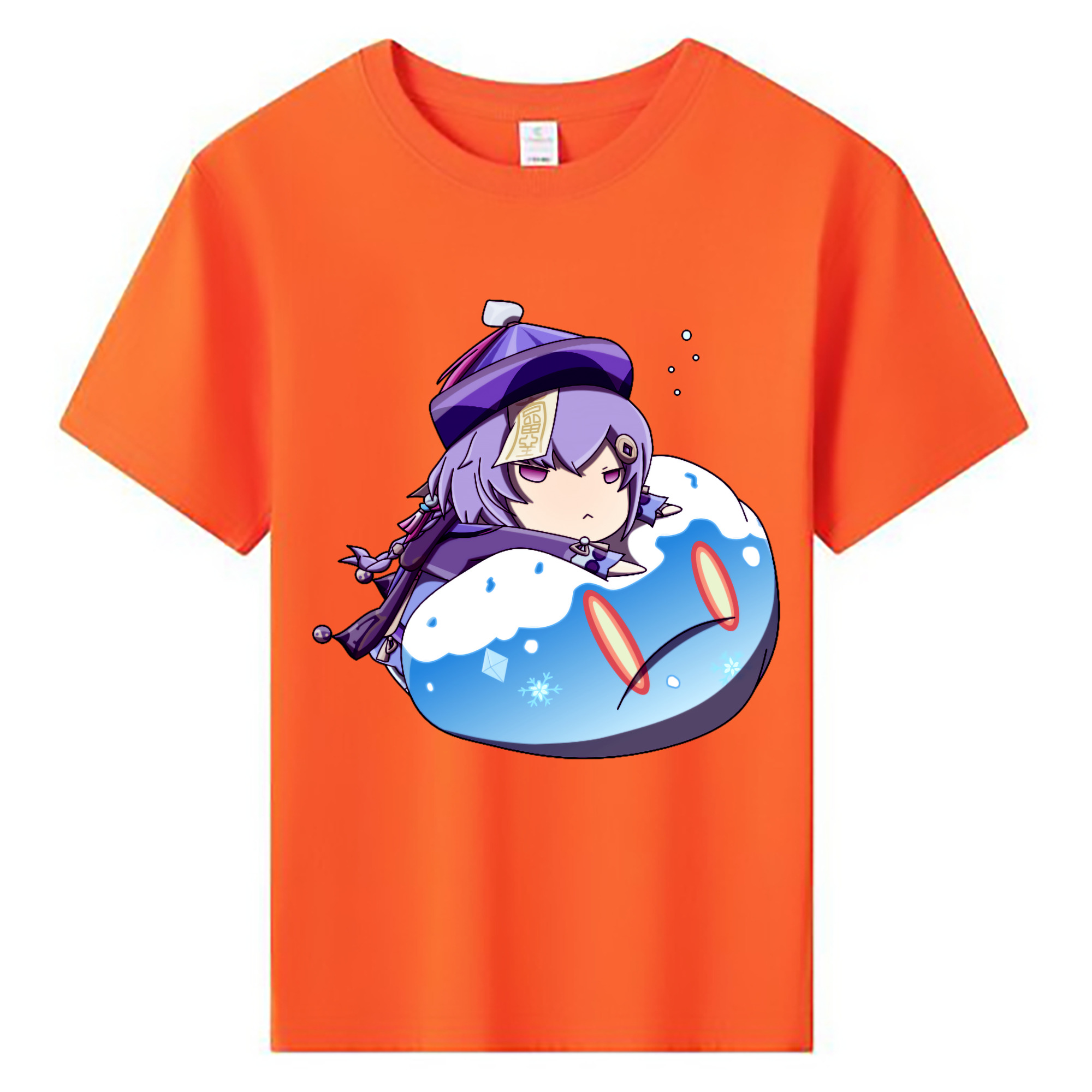 げんし神 七七 なな  genshin Nana 綿100％キッズTシャツ（フロントプリント）
