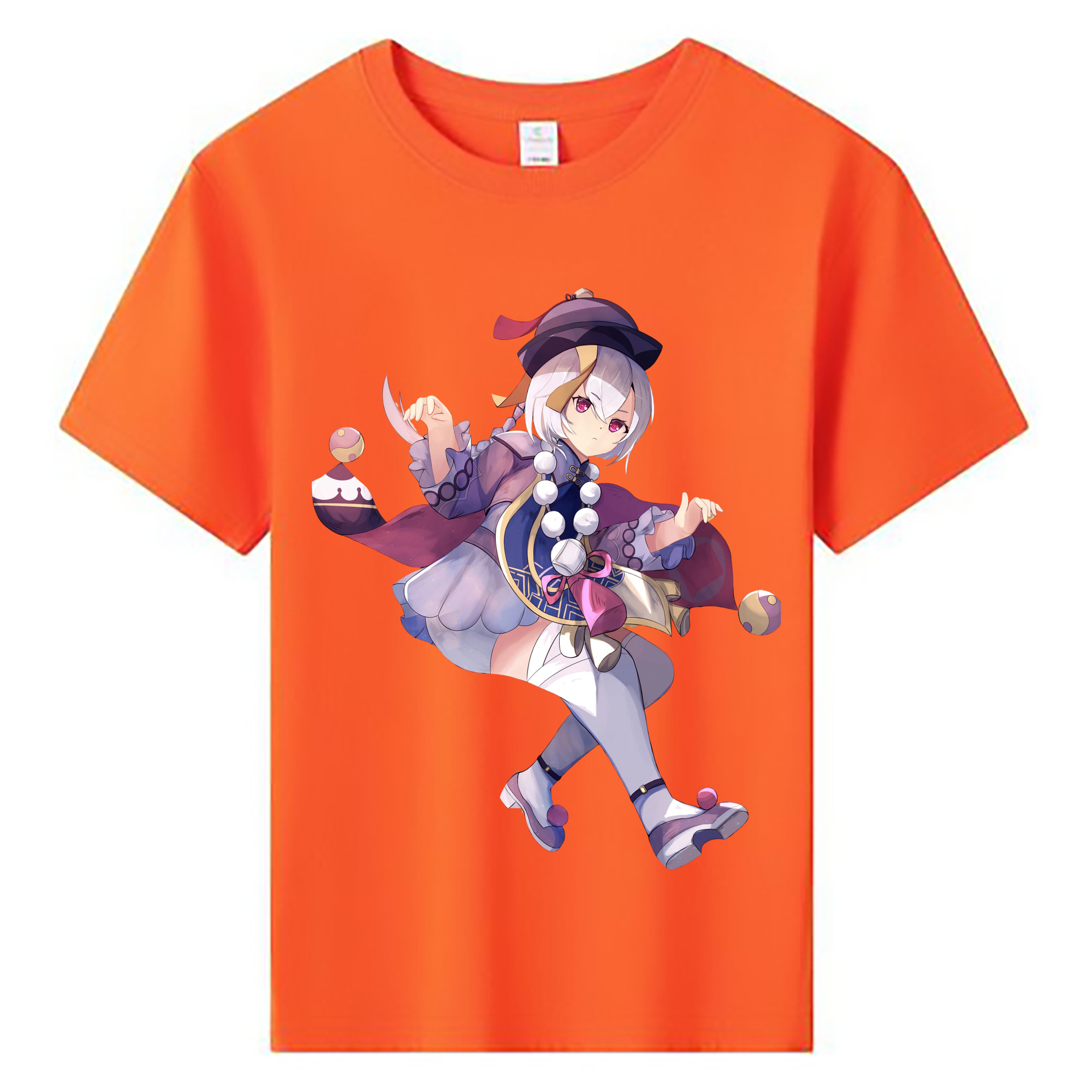 げんし神 七七 なな  genshin Nana 綿100％キッズTシャツ（フロントプリント）