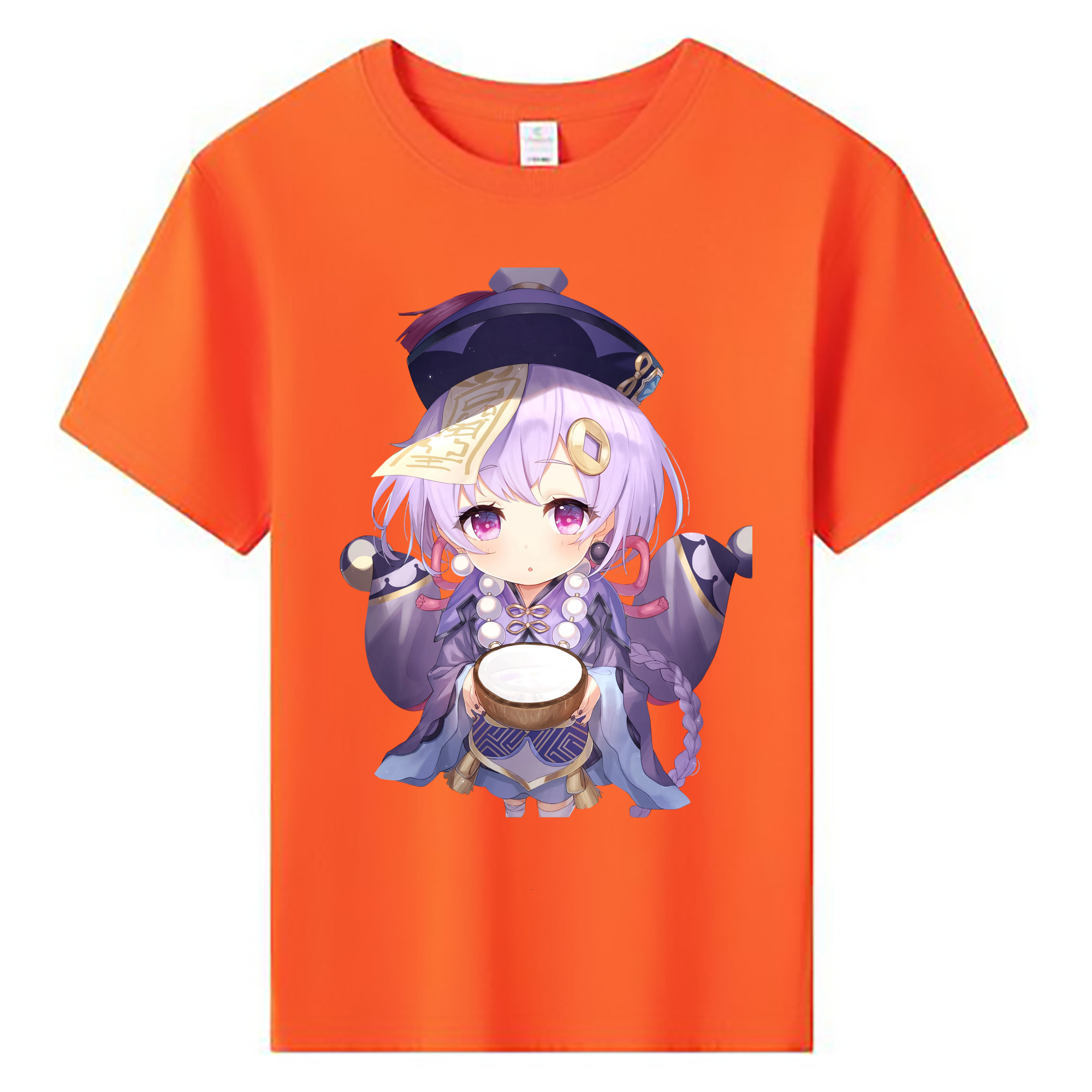 げんし神 七七 なな  genshin Nana 綿100％キッズTシャツ（フロントプリント）