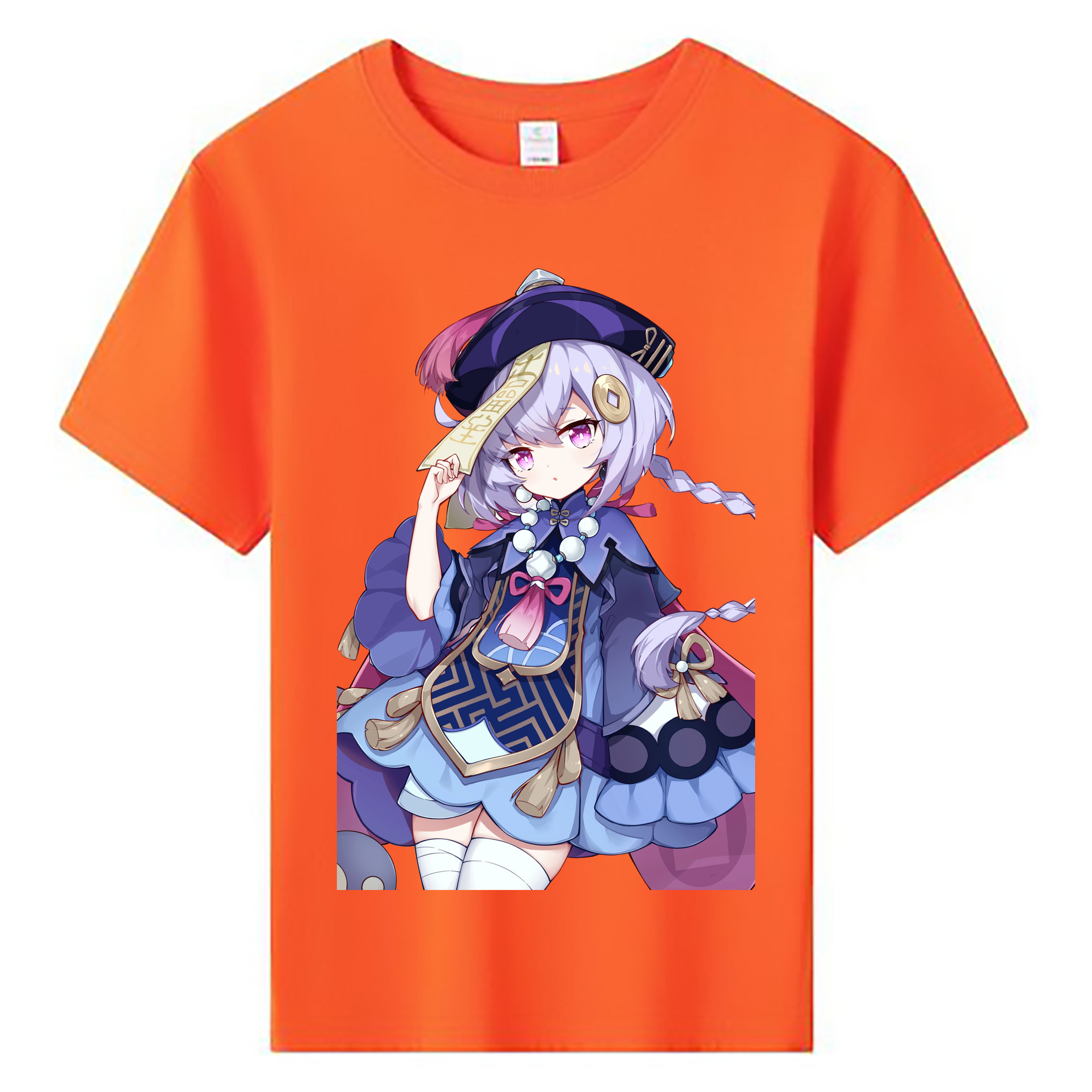 げんし神 七七 なな  genshin Nana 綿100％キッズTシャツ（フロントプリント）