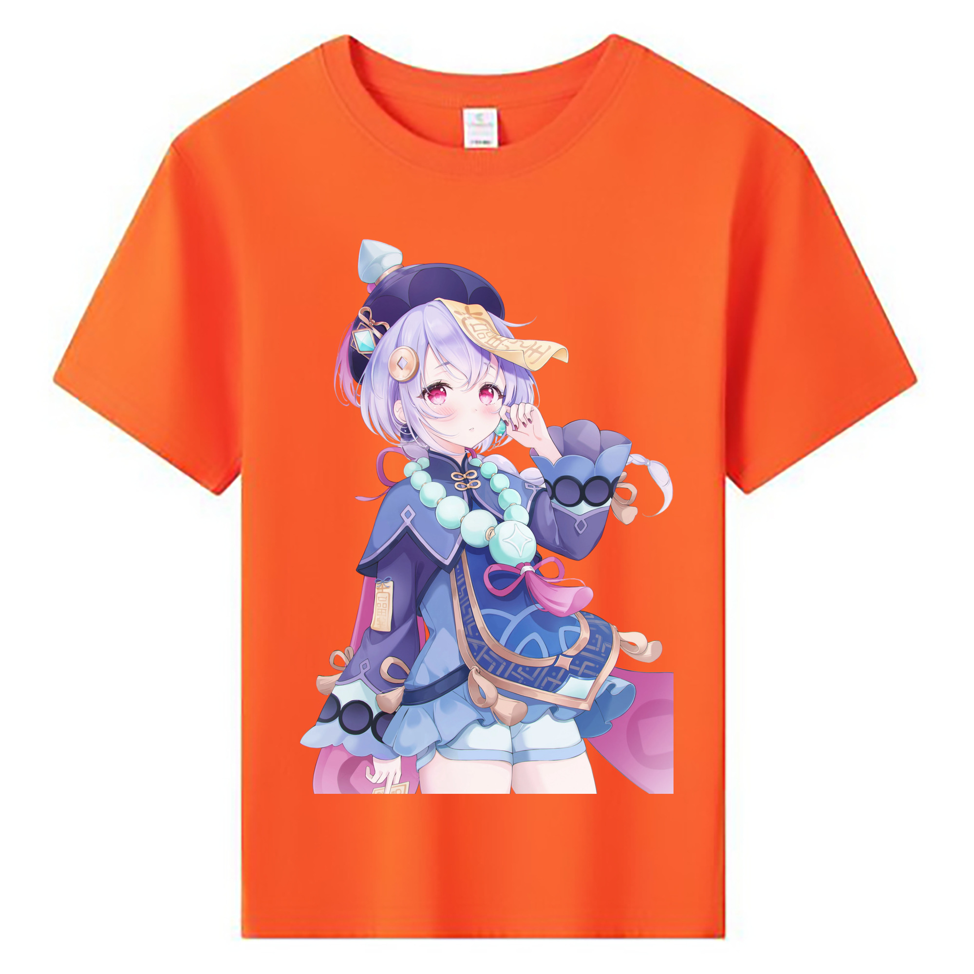 げんし神 七七 なな  genshin Nana 綿100％キッズTシャツ（フロントプリント）
