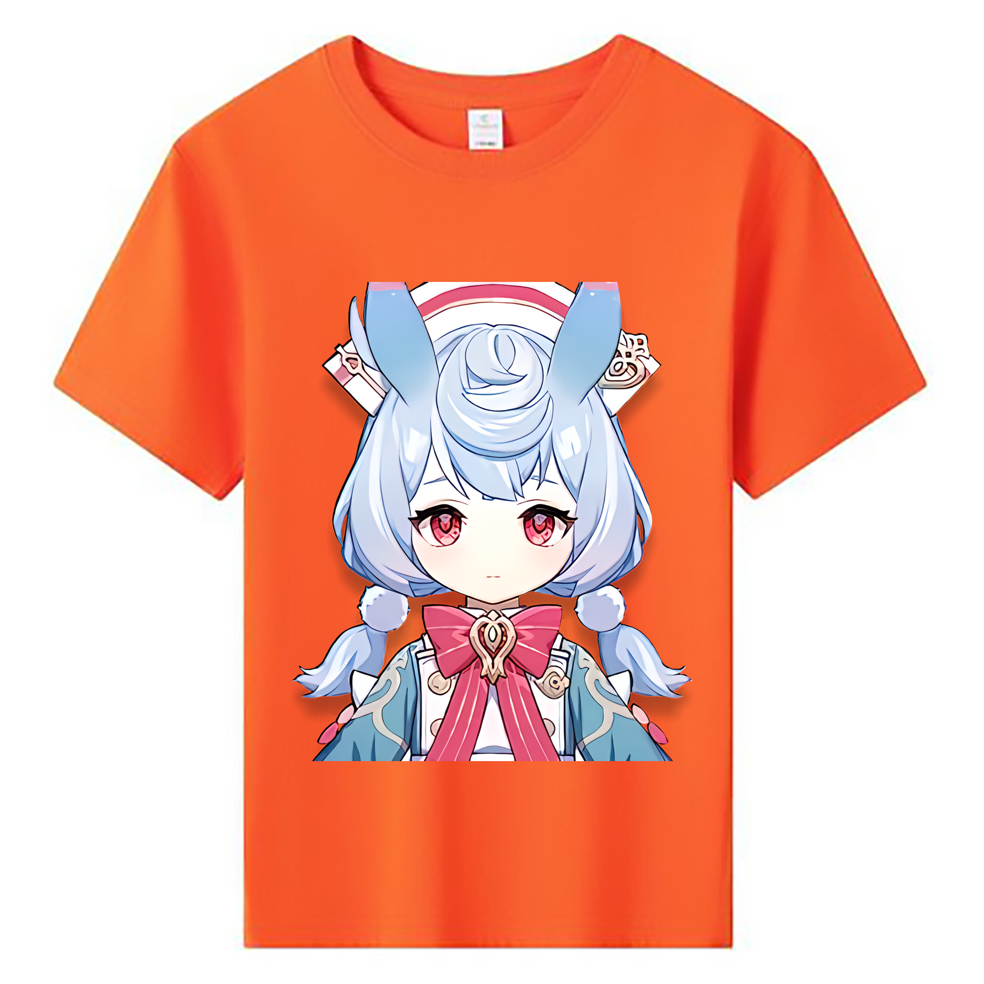 げんし神 シゲウィン genshin Shigewin 綿100％キッズTシャツ（フロントプリント）