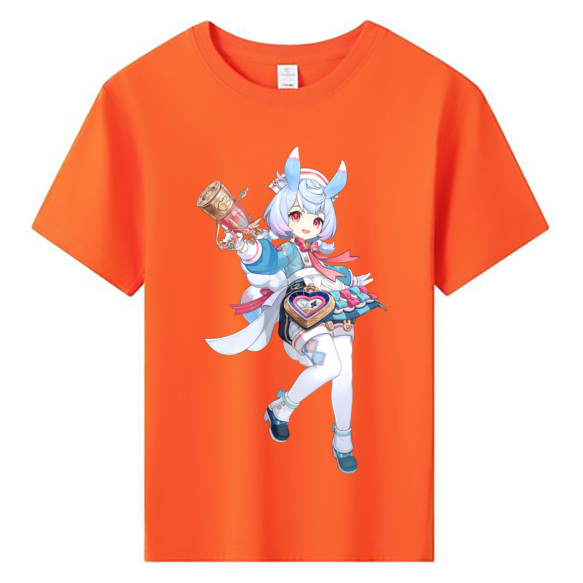 げんし神 シゲウィン genshin Shigewin 綿100％キッズTシャツ（フロントプリント）