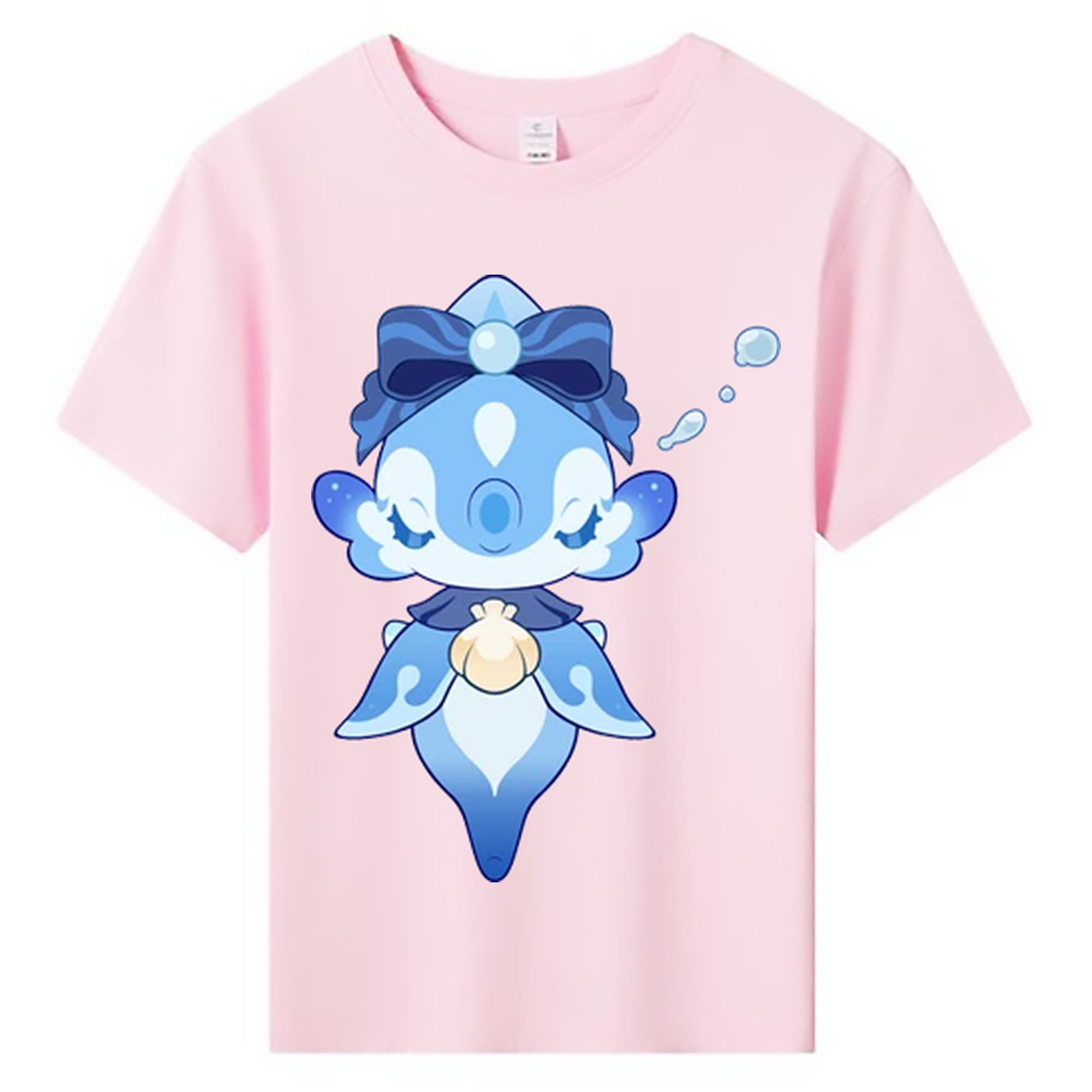 げんし神 フリーナ genshin Furina 綿100％キッズTシャツ（フロントプリント）
