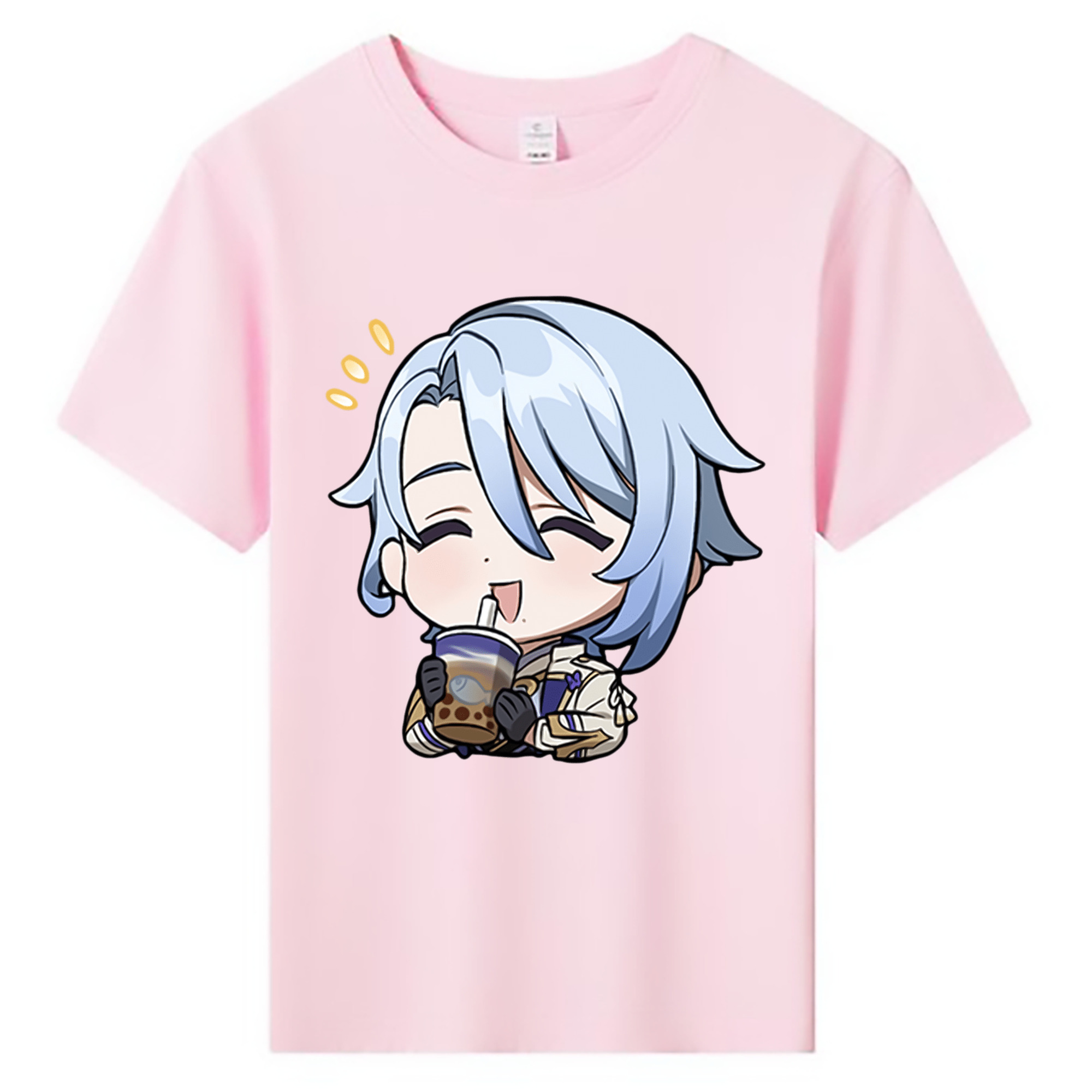 げんし神 神里綾人 かみさとあやと genshin Kamisato Ayato 綿100％キッズTシャツ（フロントプリント）