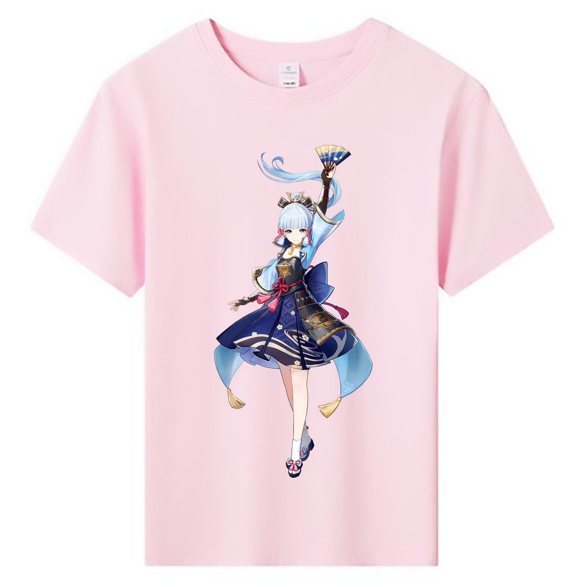 げんし神 神里綾華 神宮寺レン genshin Kamimiya Ren 綿100％キッズTシャツ（フロントプリント）