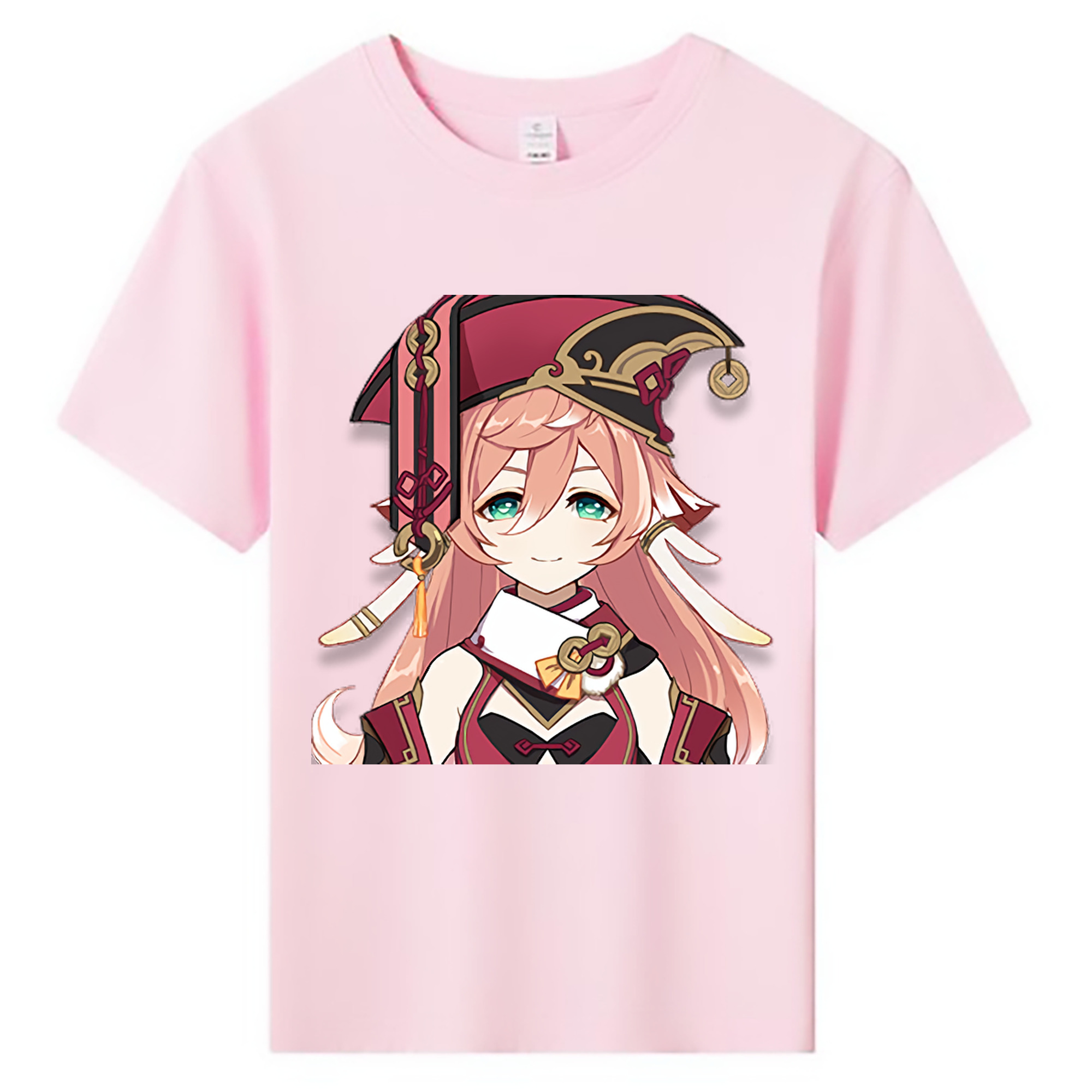 げんし神 ヤンフェイ genshin Yanfei 綿100％キッズTシャツ（フロントプリント）