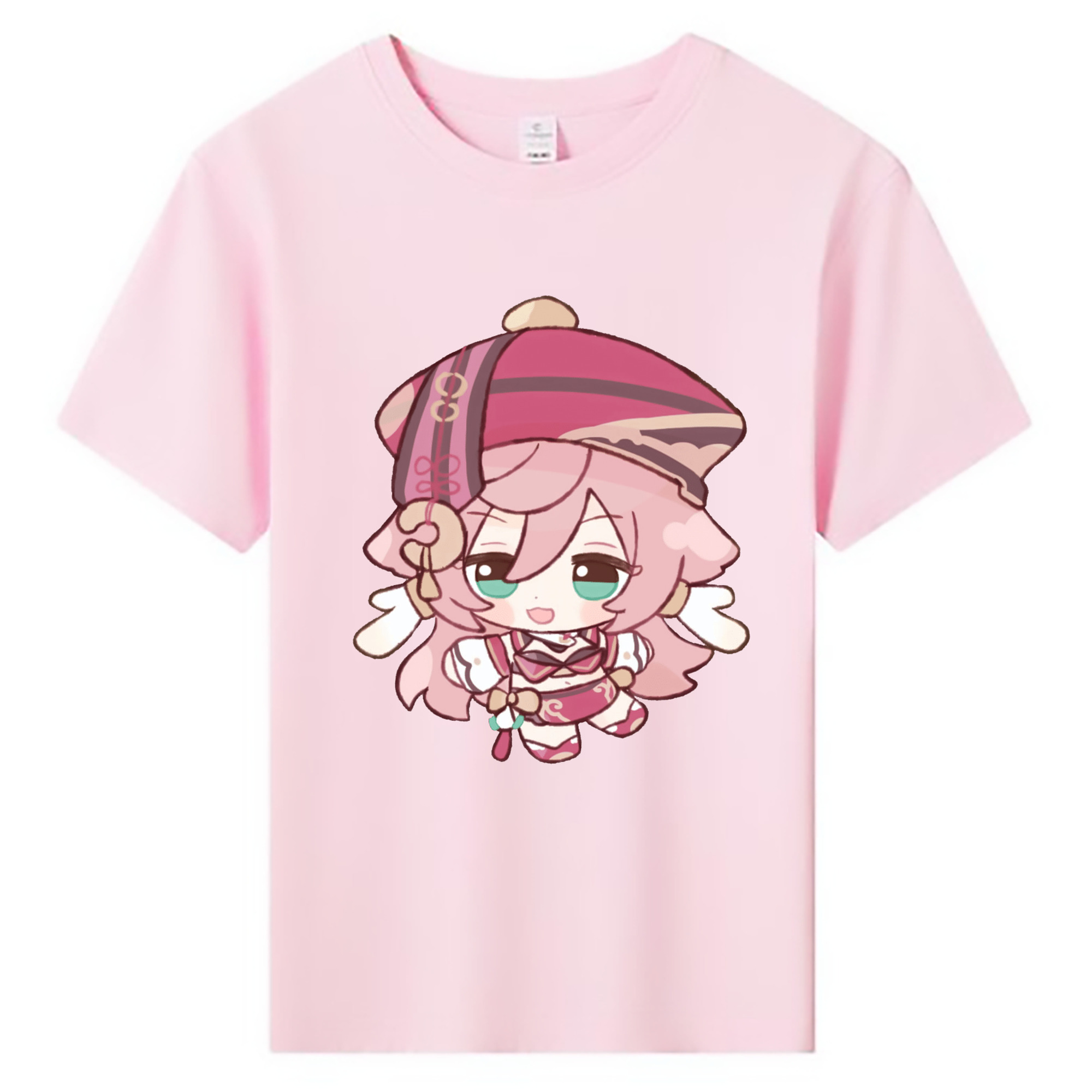 げんし神 ヤンフェイ genshin Yanfei 綿100％キッズTシャツ（フロントプリント）