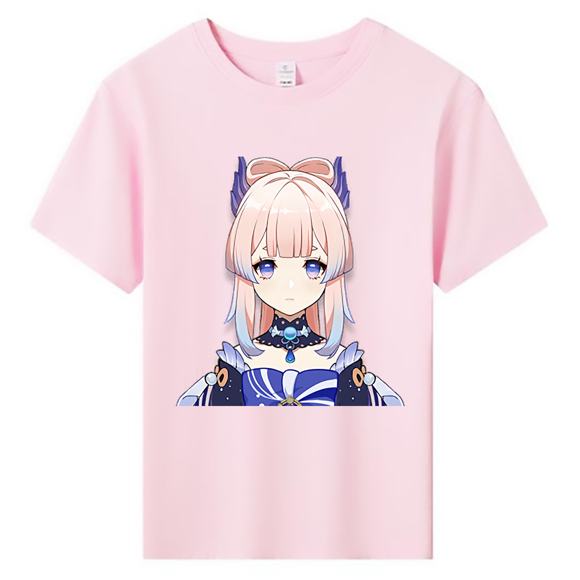 げんし神 珊瑚宮心海 サンゴノミヤ・ココミ genshin Sangonomiya Kokomi 綿100％キッズTシャツ（フロントプリント）