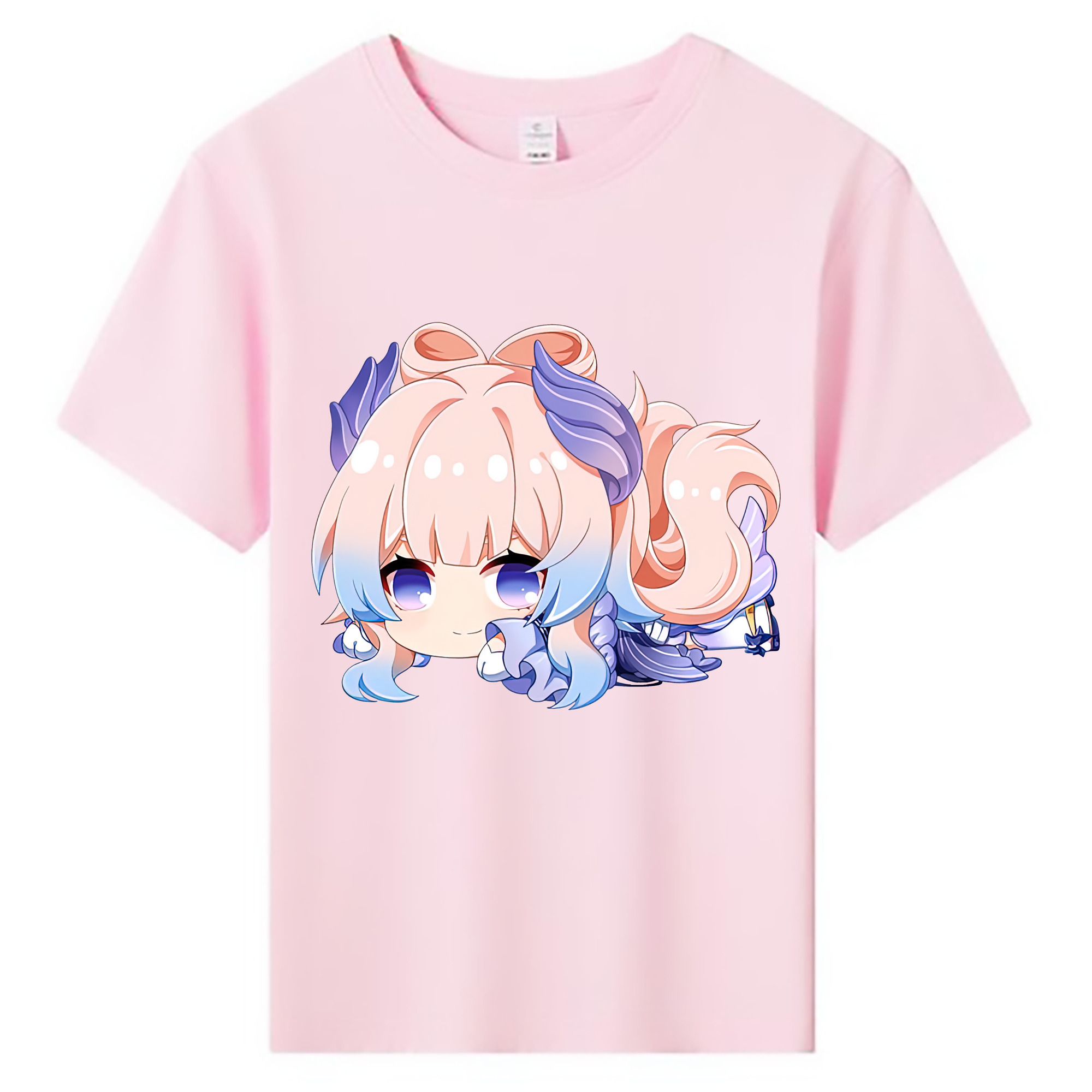 げんし神 珊瑚宮心海 サンゴノミヤ・ココミ genshin Sangonomiya Kokomi 綿100％キッズTシャツ（フロントプリント）