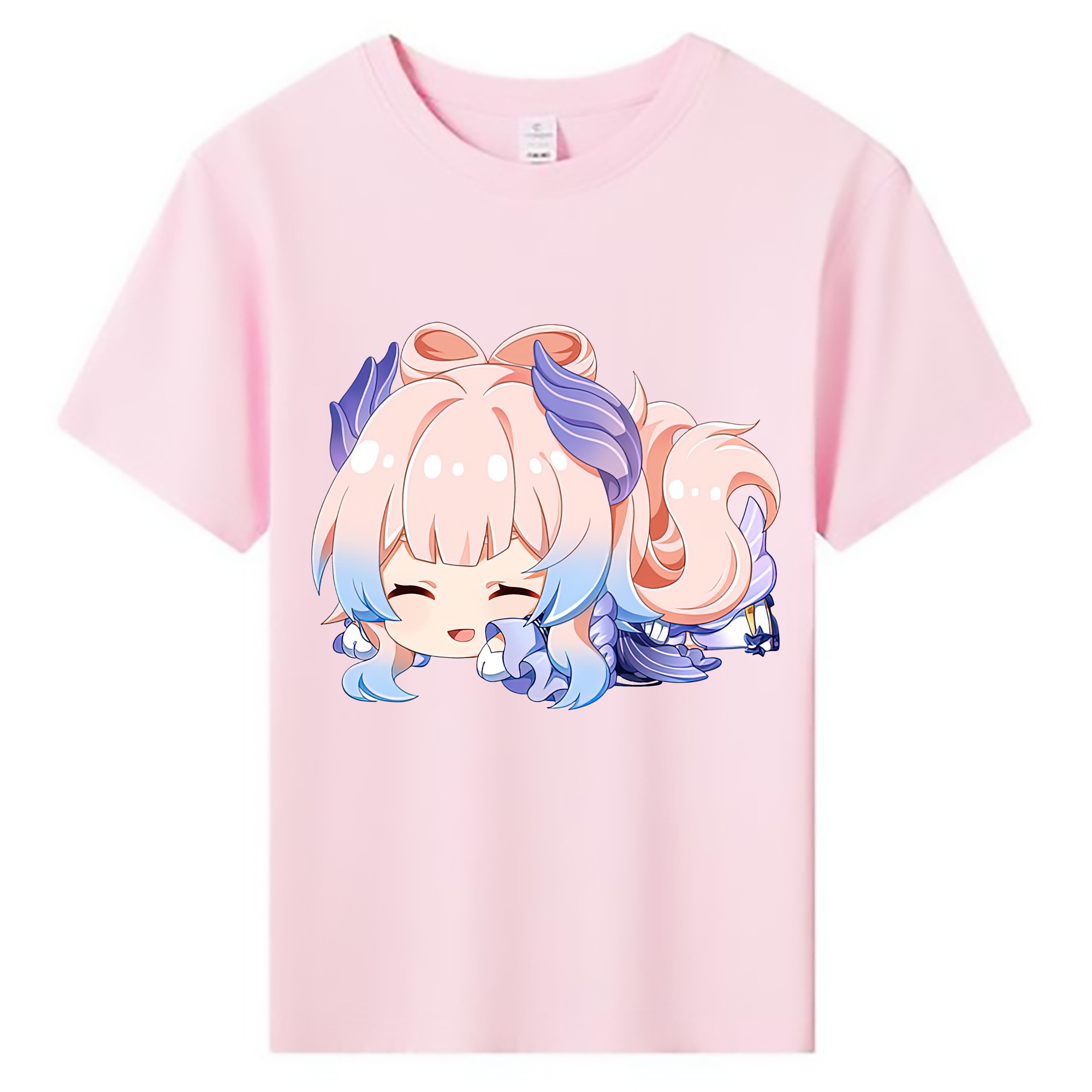 げんし神 珊瑚宮心海 サンゴノミヤ・ココミ genshin Sangonomiya Kokomi 綿100％キッズTシャツ（フロントプリント）
