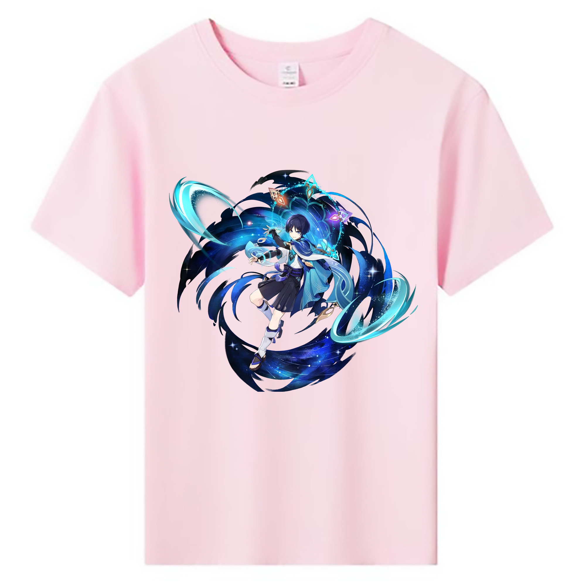 げんし神 さんペい genshin Sanpei 綿100％キッズTシャツ（フロントプリント）