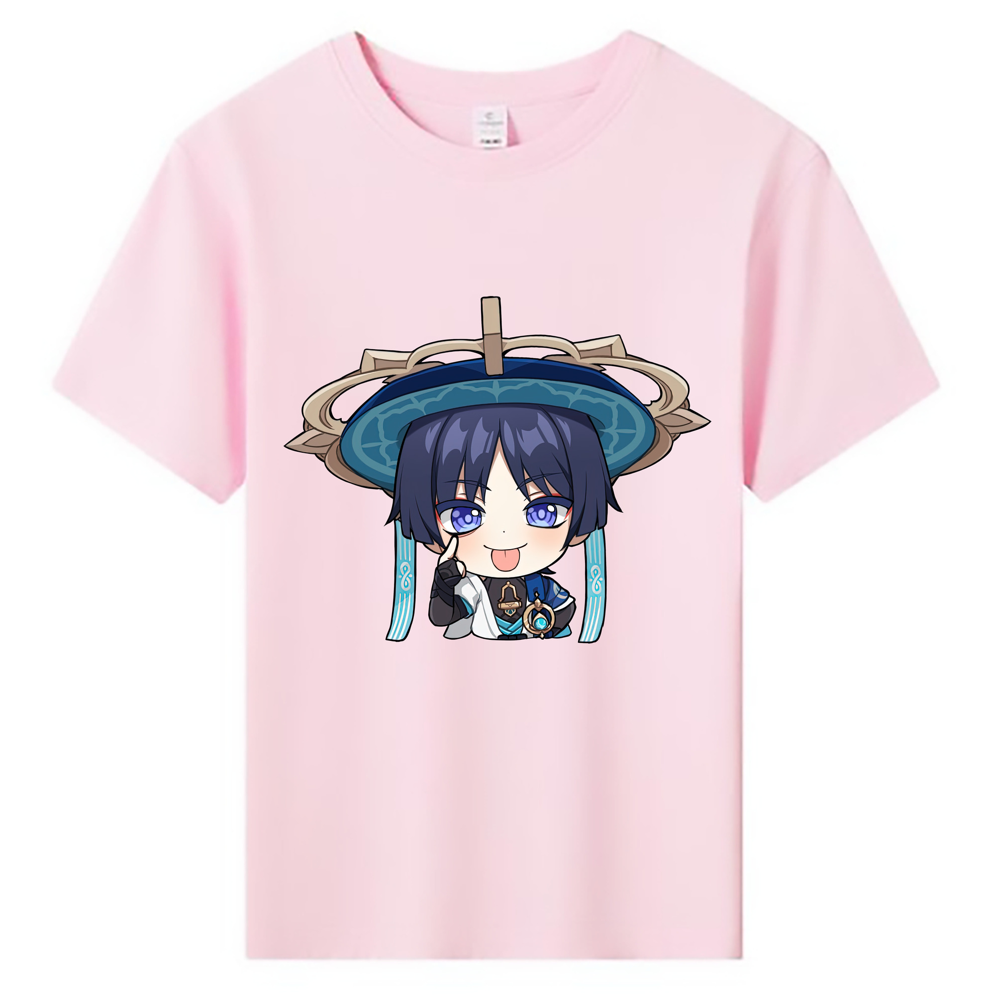 げんし神 さんペい genshin Sanpei 綿100％キッズTシャツ（フロントプリント）