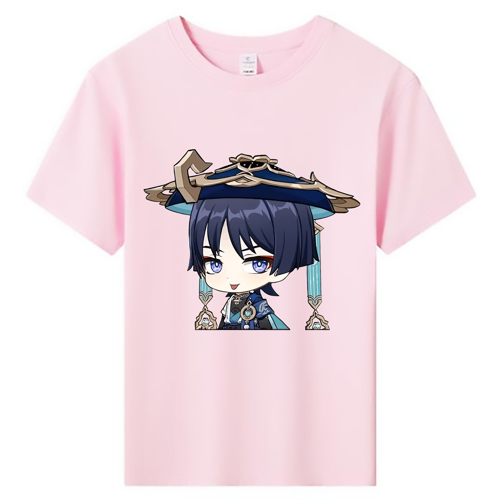 げんし神 さんペい genshin Sanpei 綿100％キッズTシャツ（フロントプリント）