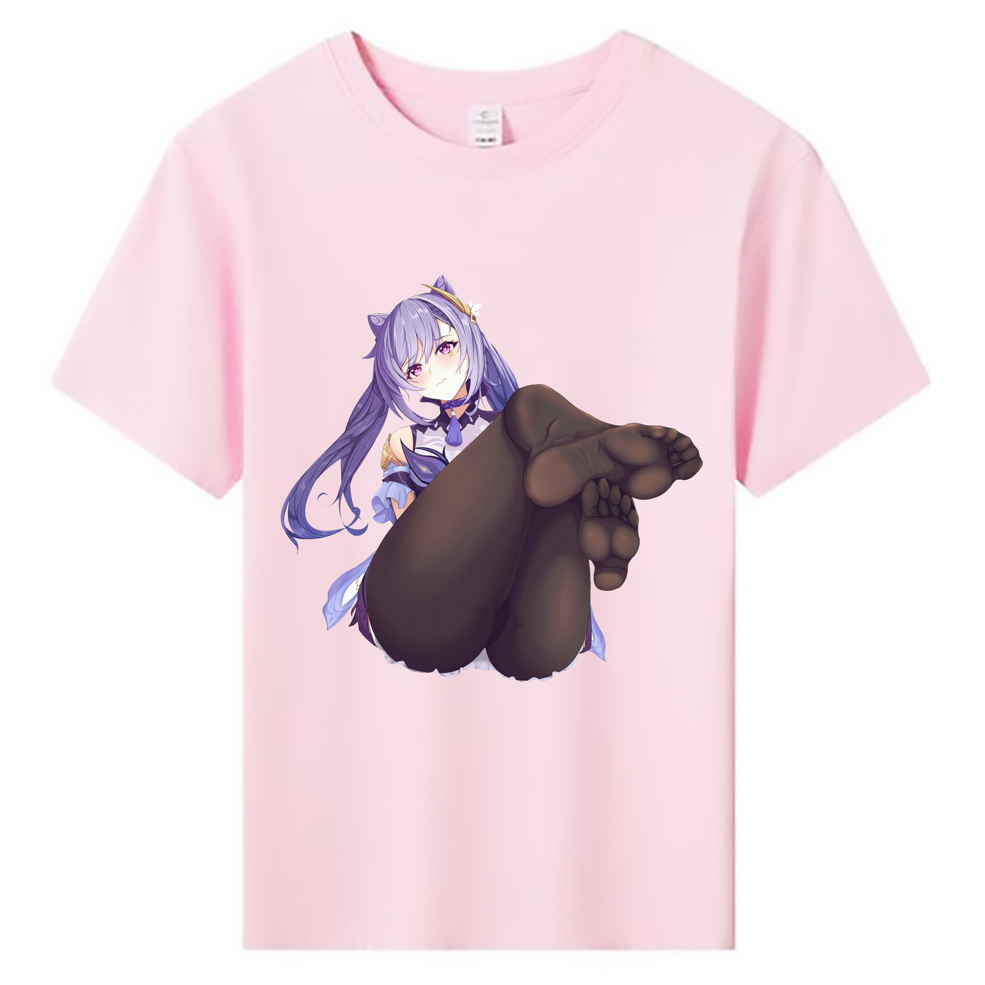 げんし神 刻晴 こくせい genshin Kokusei 綿100％キッズTシャツ（フロントプリント）