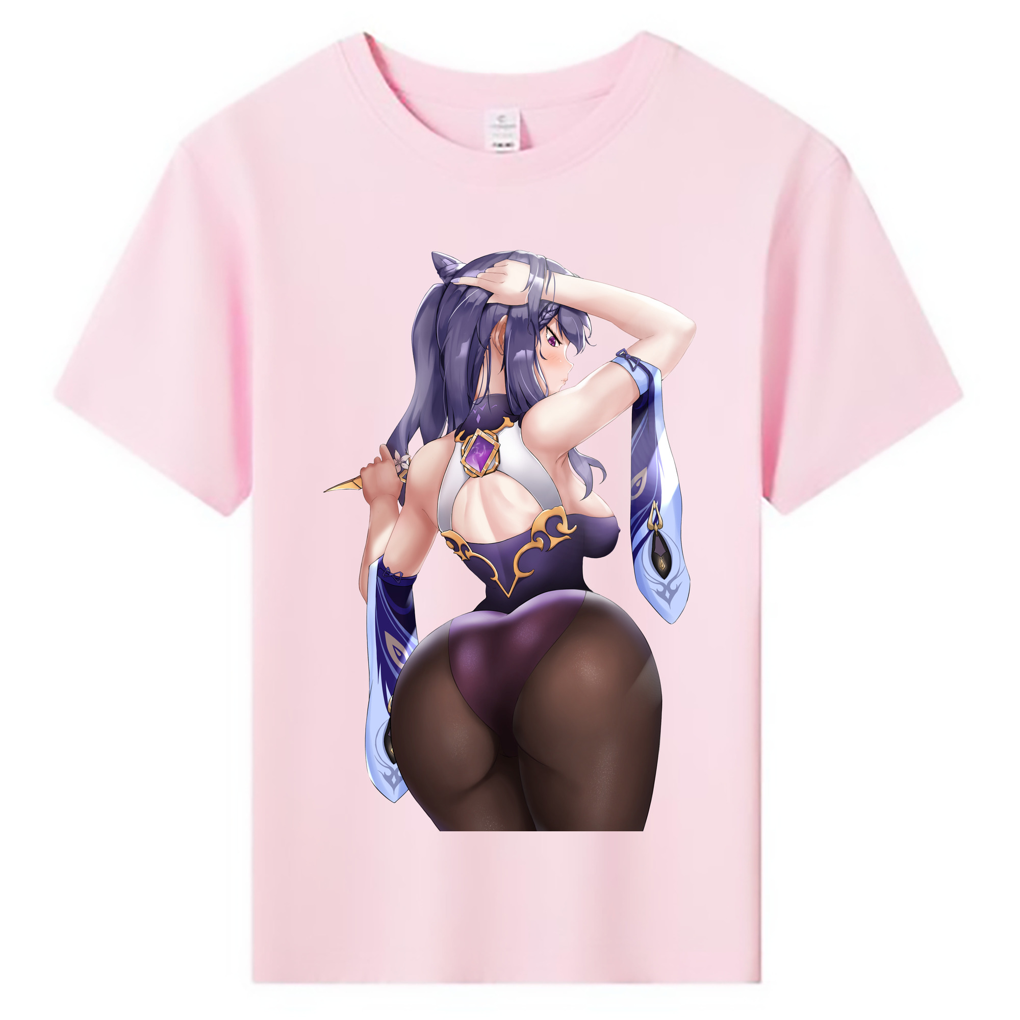 げんし神 刻晴 こくせい genshin Kokusei 綿100％キッズTシャツ（フロントプリント）