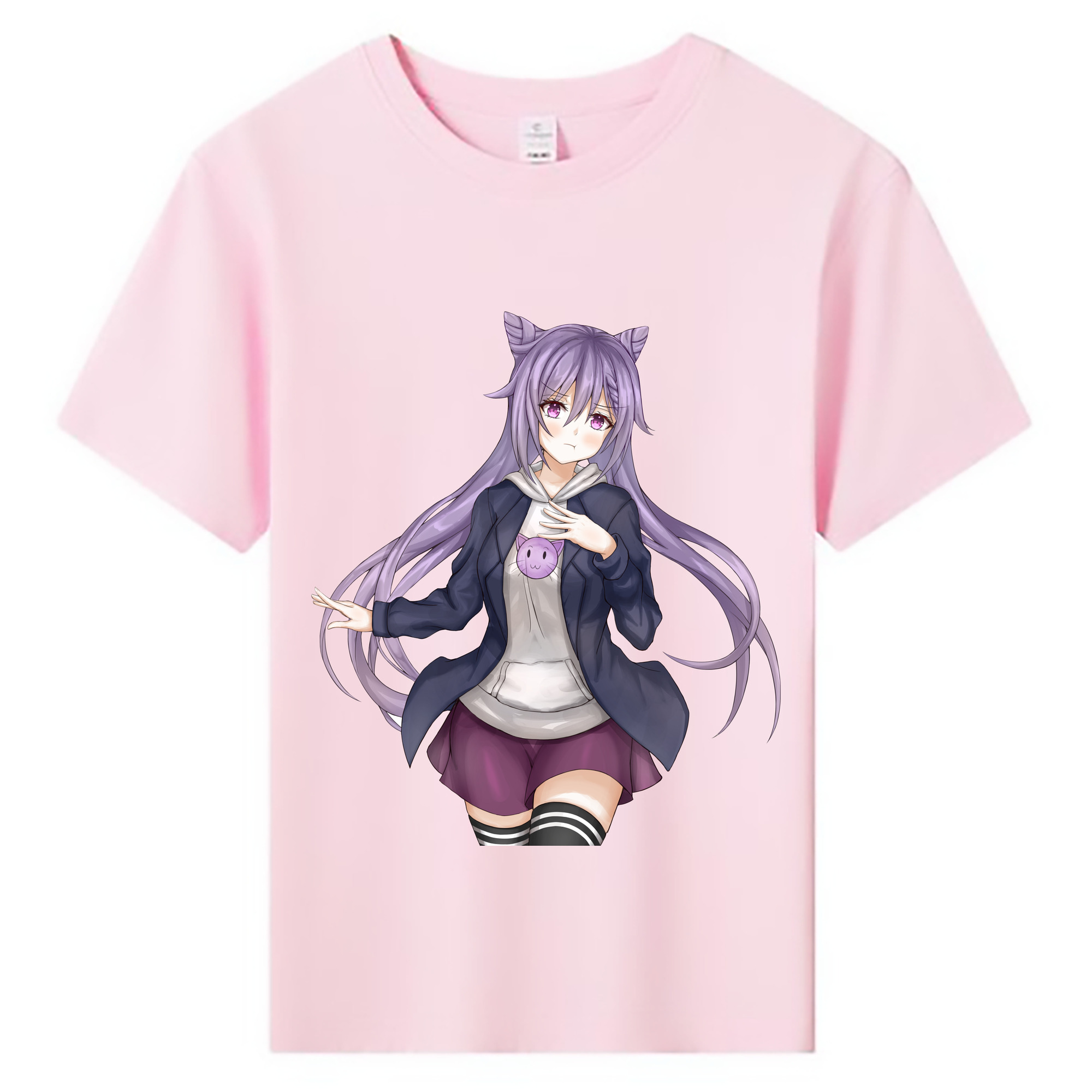 げんし神 刻晴 こくせい genshin Kokusei 綿100％キッズTシャツ（フロントプリント）