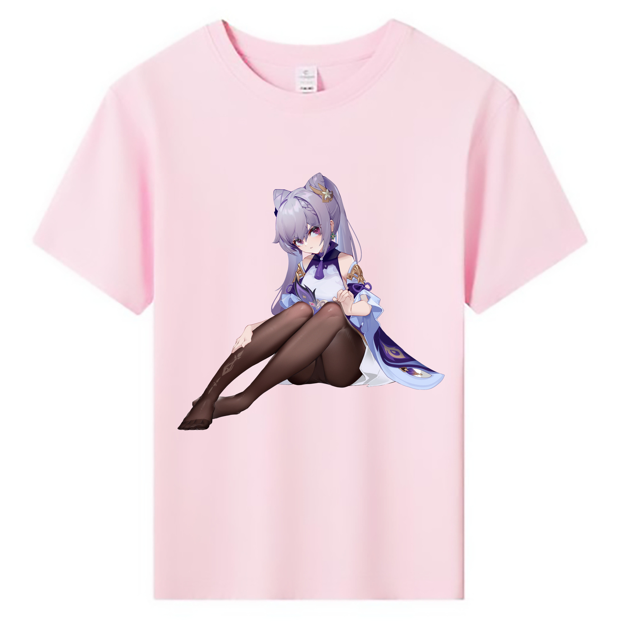 げんし神 刻晴 こくせい genshin Kokusei 綿100％キッズTシャツ（フロントプリント）