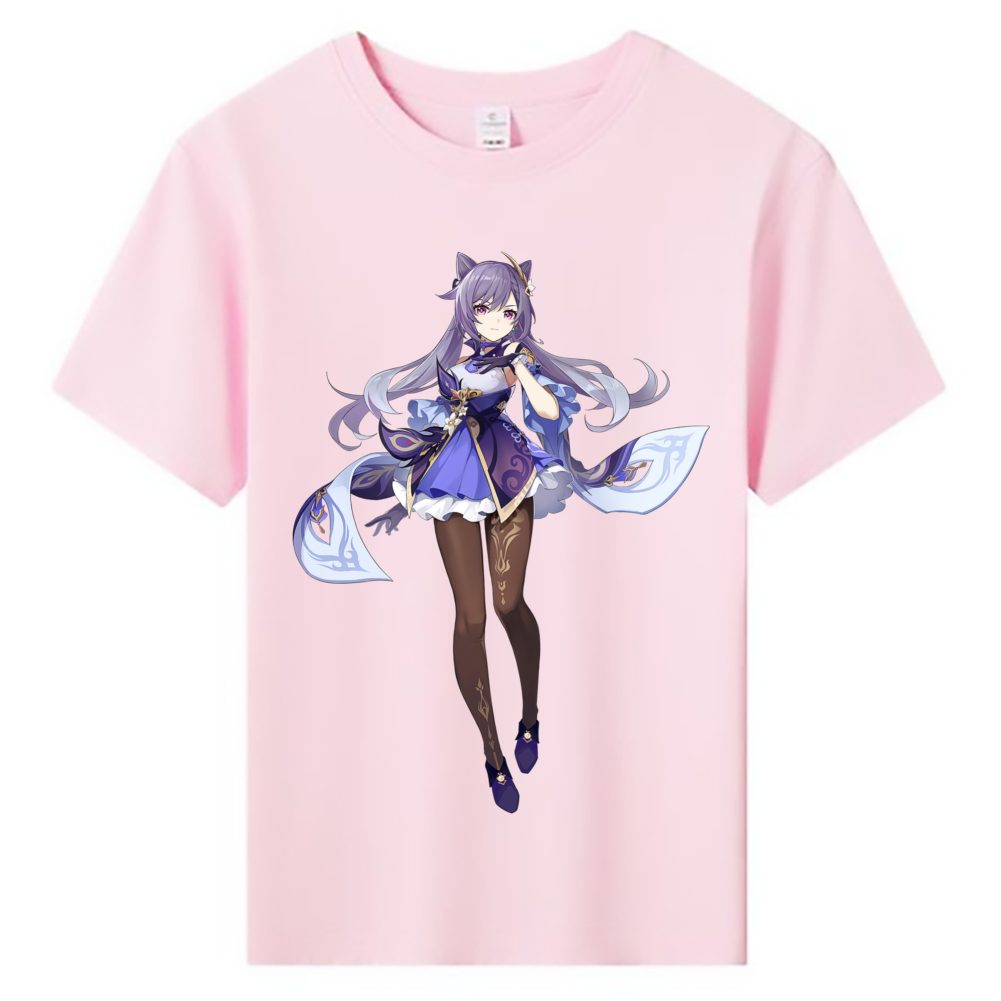 げんし神 刻晴 こくせい genshin Kokusei 綿100％キッズTシャツ（フロントプリント）