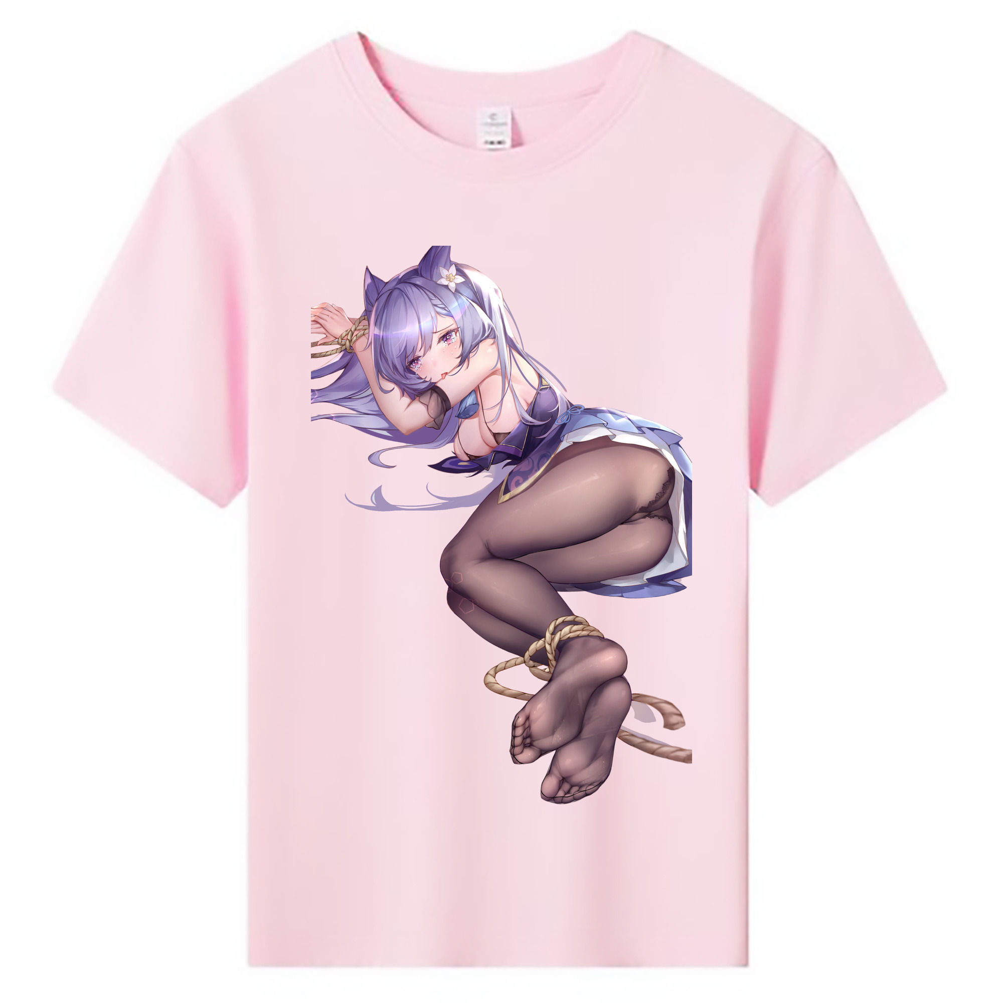 げんし神 刻晴 こくせい genshin Kokusei 綿100％キッズTシャツ（フロントプリント）